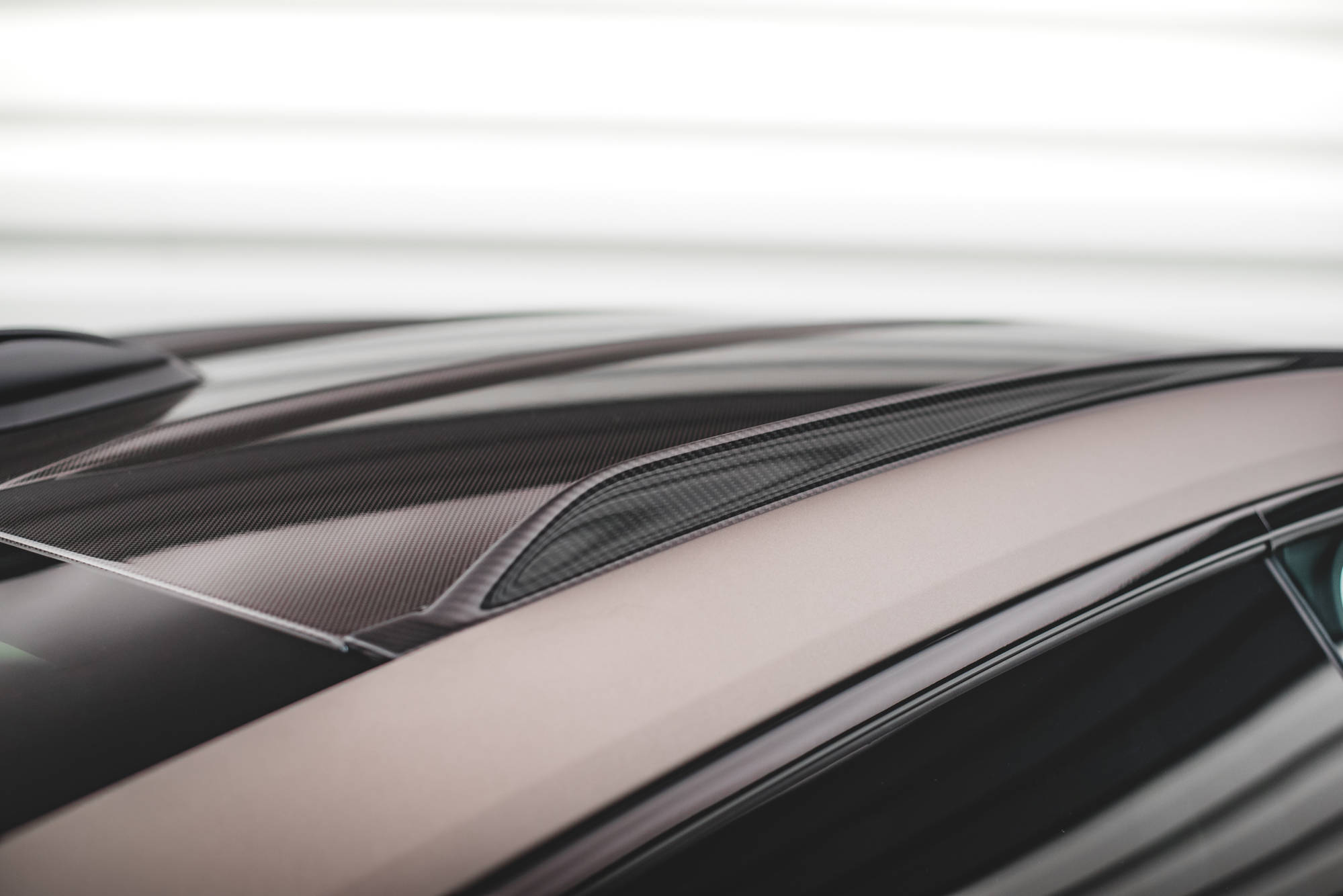 Carbon Fiber Dachschienen Spoiler passend für BMW M4 G82 / G82 FL
