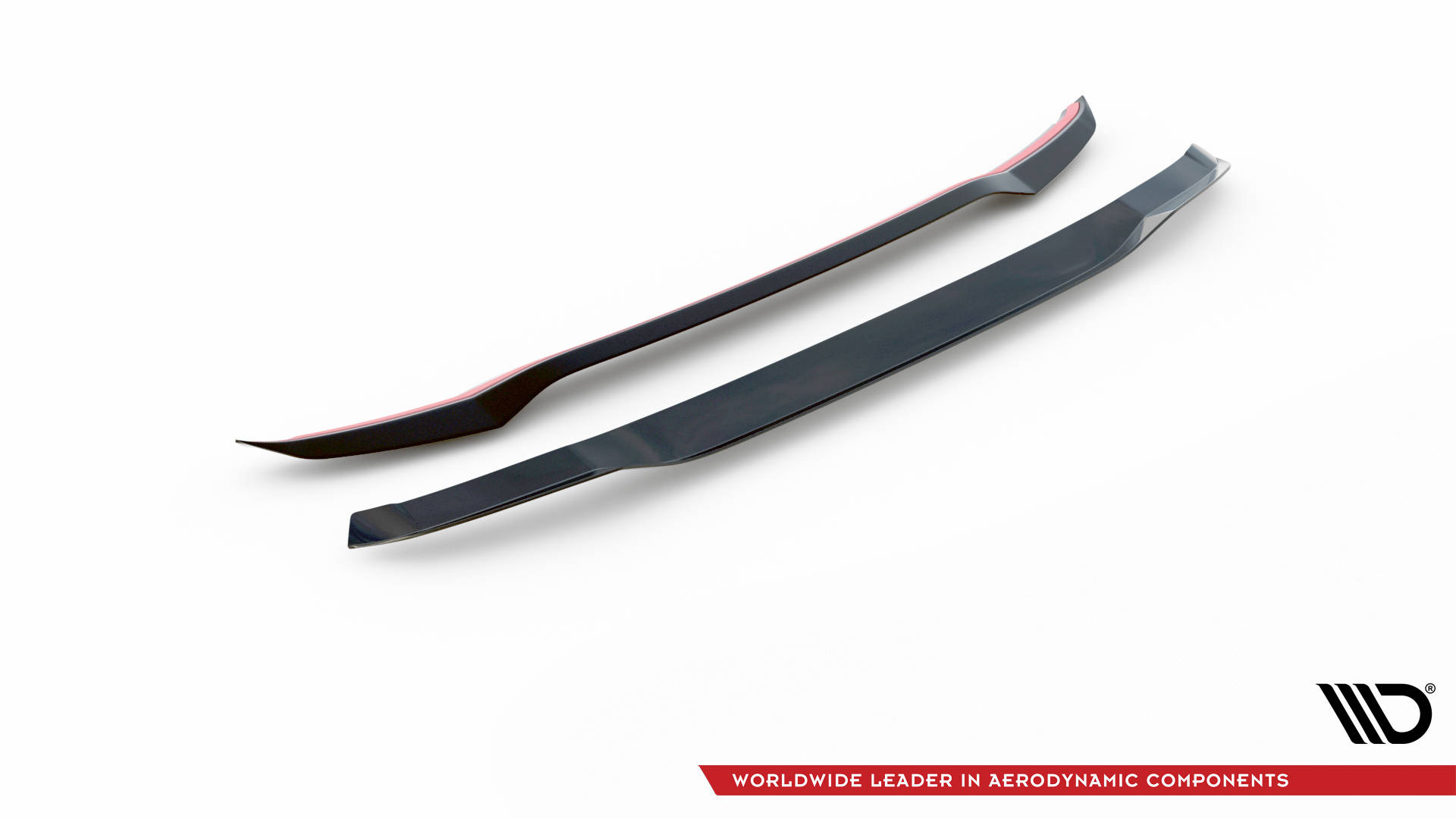 Spoiler CAP für BMW X3 M40d / M40i / M-Paket G01 / iX3 G08 Facelift schwarz Hochglanz