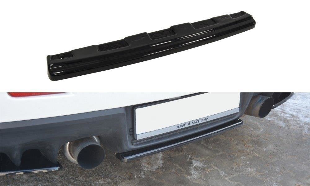 Heckansatz Mitsubishi Lancer Evo X schwarz Hochglanz