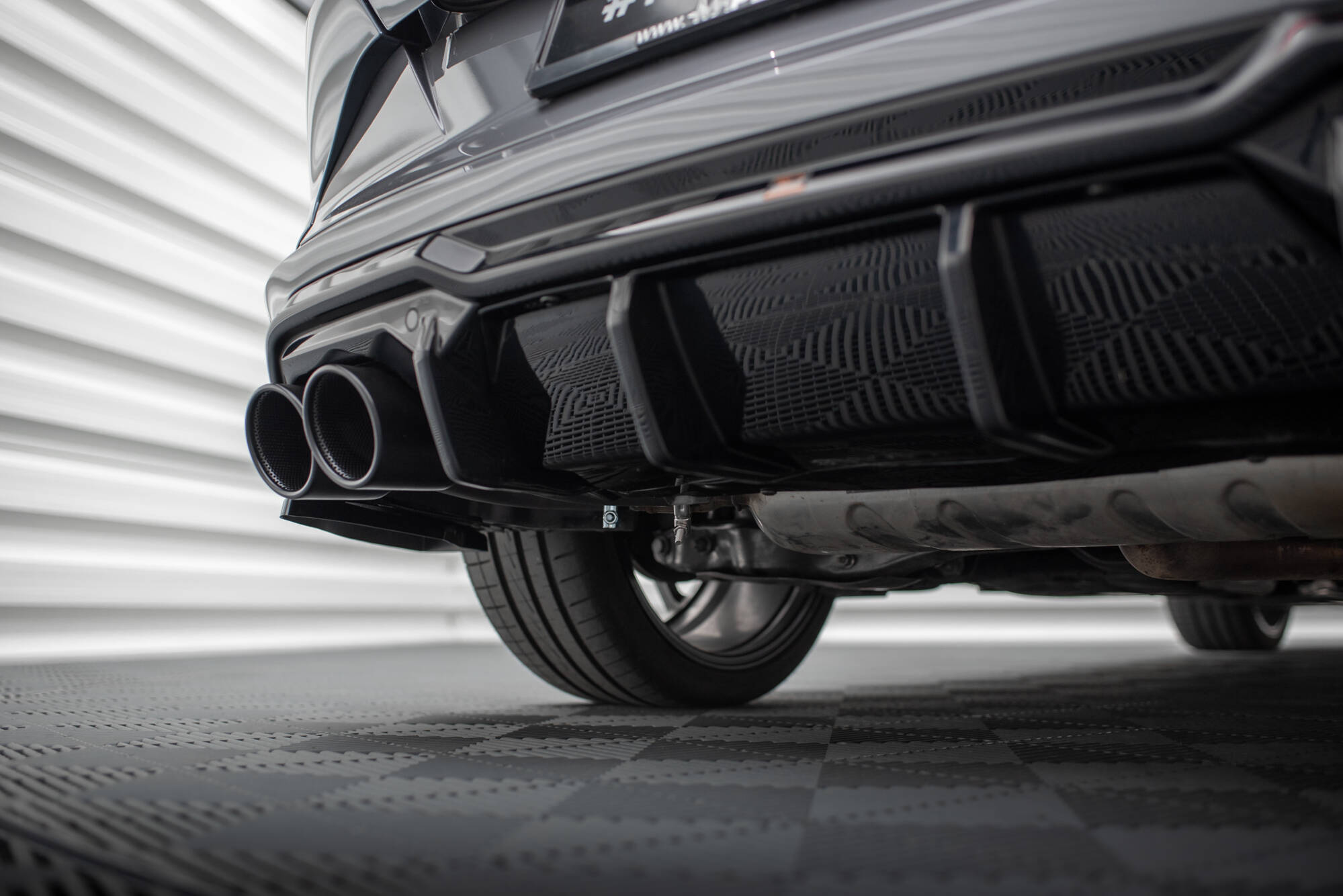 Heckansatz Diffusor V.3 passend für CUPRA Formentor VZ Mk1 / Mk1 FL schwarz Hochglanz