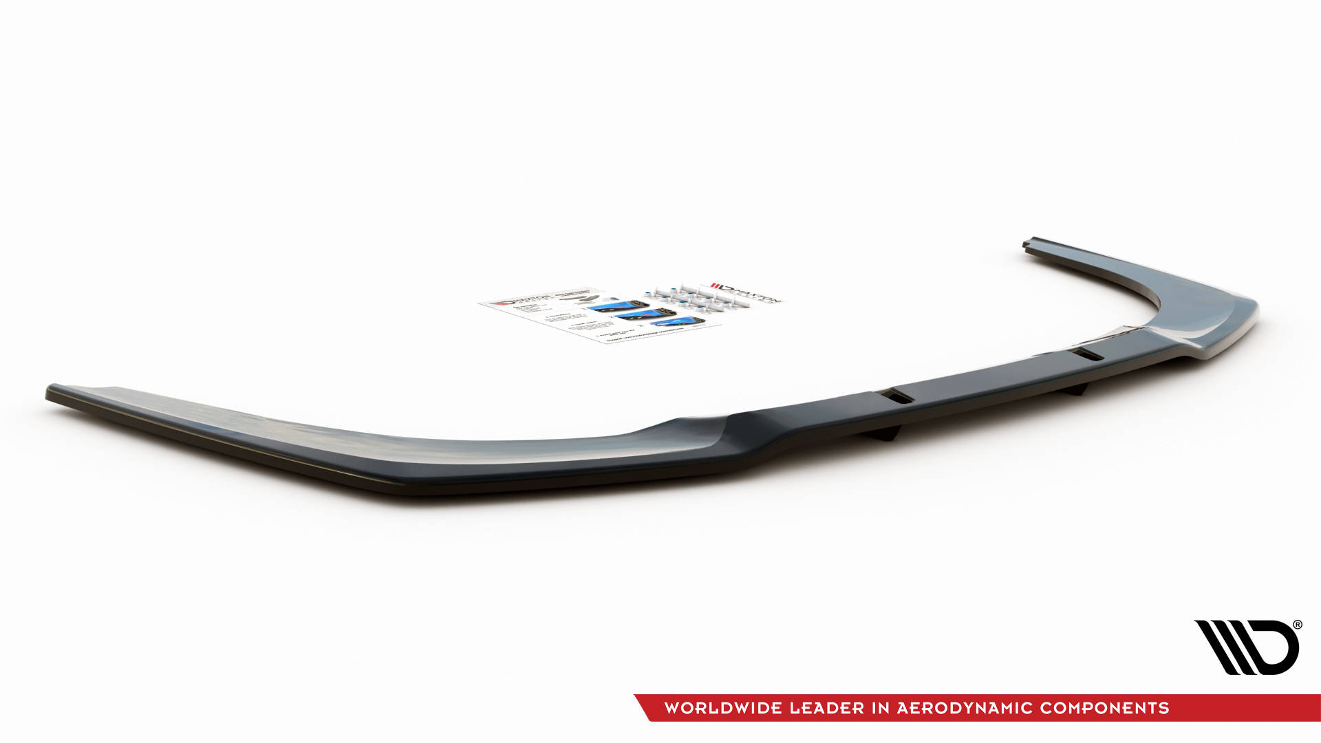 Street+ Mittlerer Diffusor RACE Heck Ansatz passend für BMW 8 Gran Coupe M-Paket G16 schwarz Hochglanz