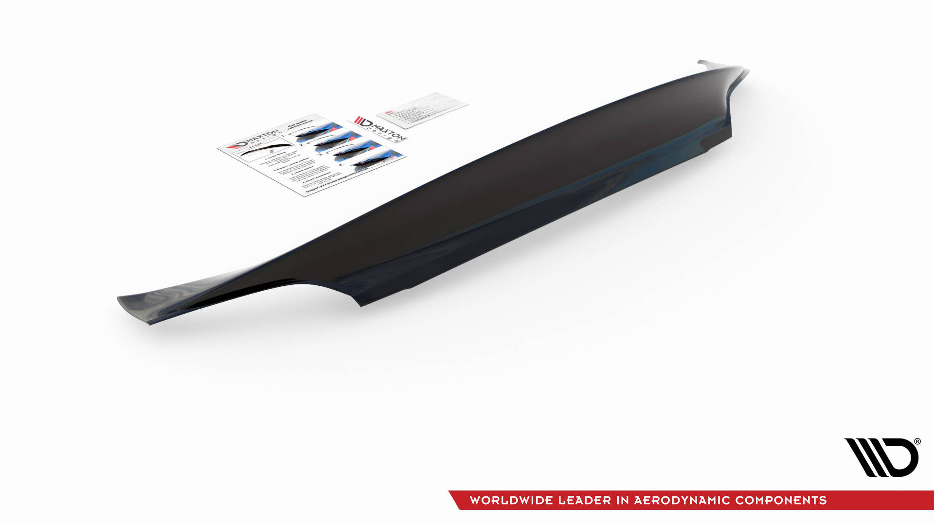 Heckscheiben Spoiler passend für Ford Fiesta Standard/ ST-Line/ ST schwarz Hochglanz