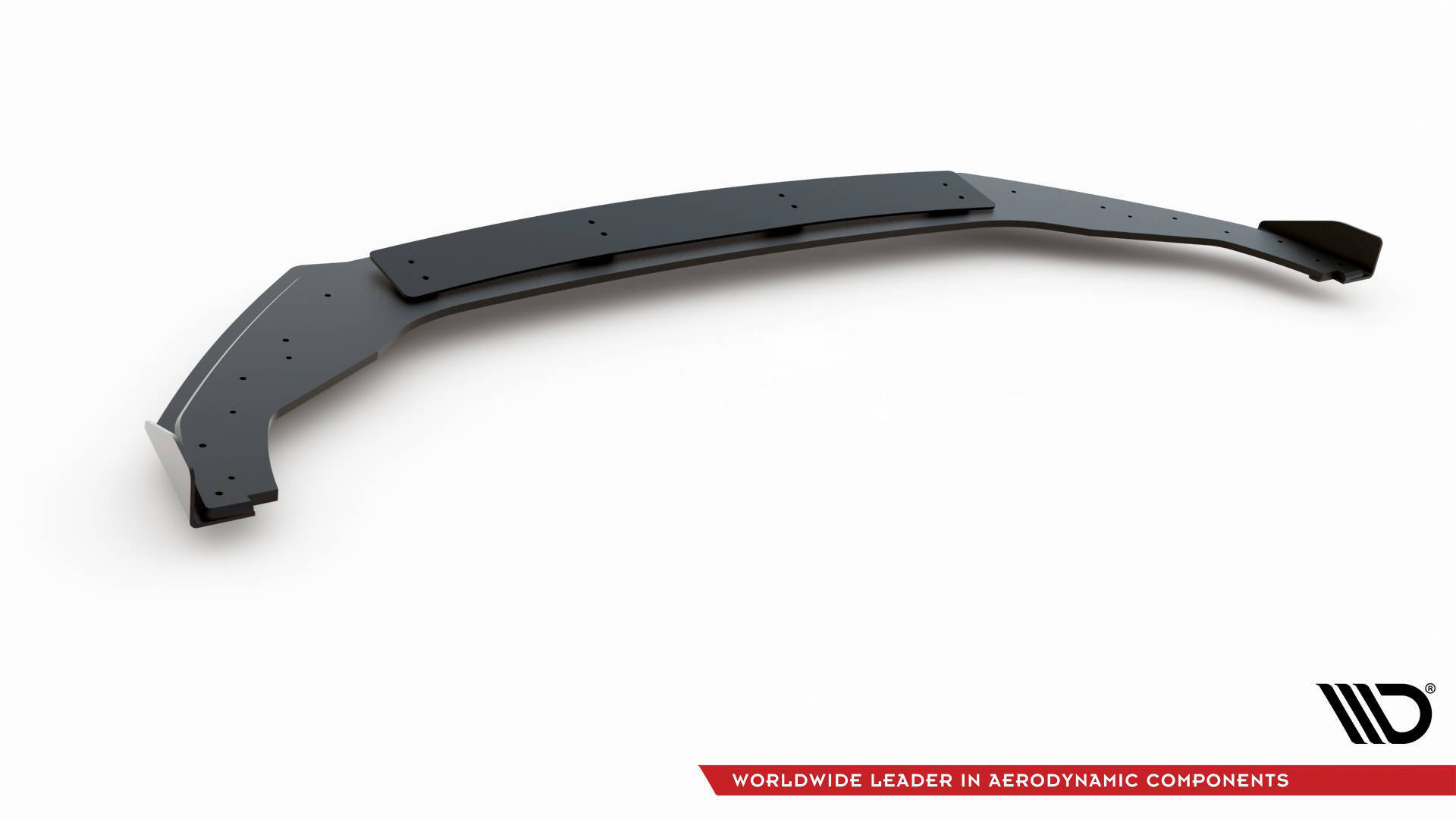 Street Pro Spoilerlippe Front Ansatz + Flaps passend für VW Golf R / R-Line Mk7 FL schwarz Hochglanz
