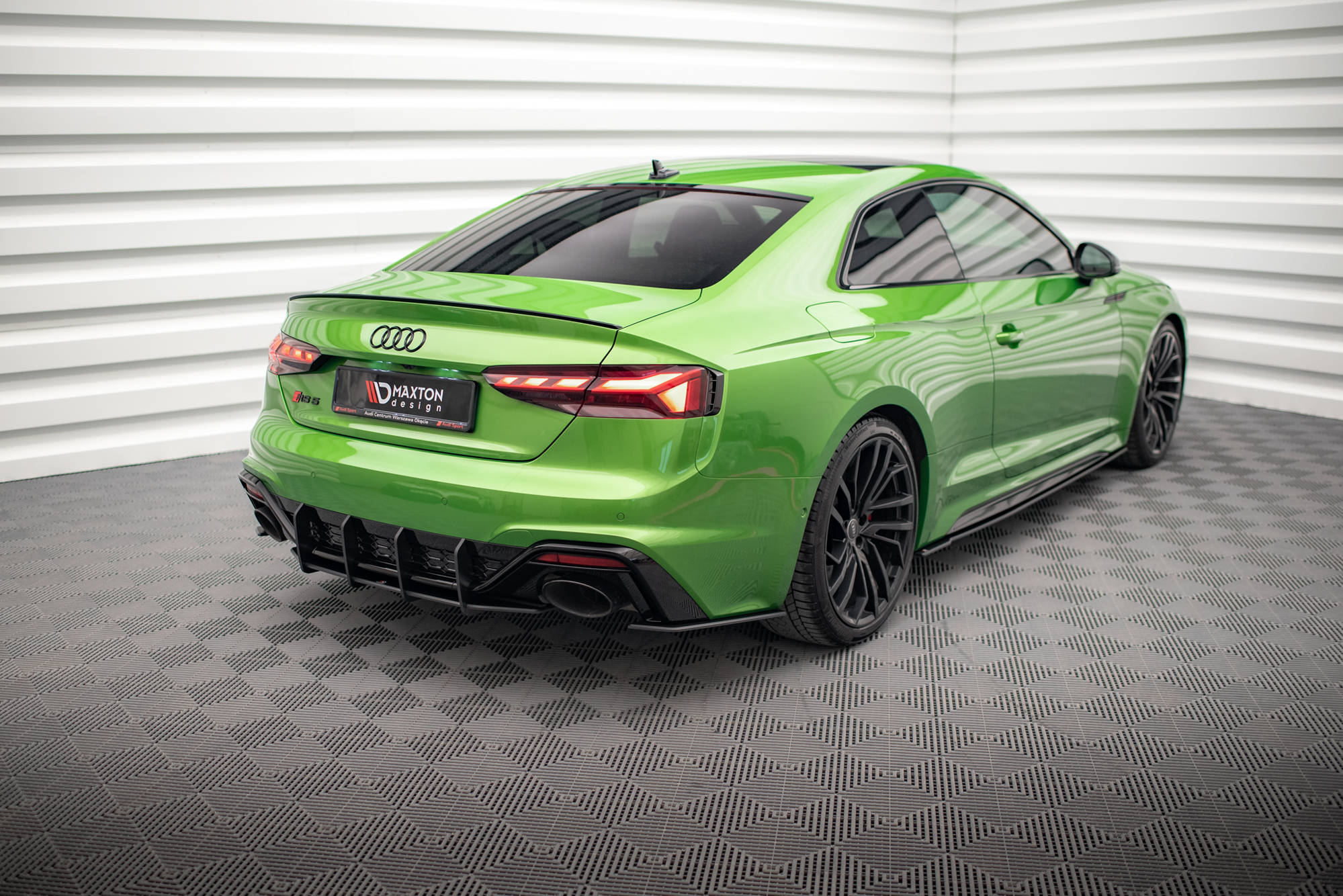Street Pro Heck Ansatz Flaps passend für Audi RS5 F5 FL rot