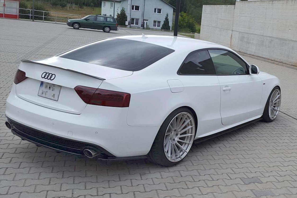 Heckansatz Audi A5 S-Line 8T Facelift DTM LOOK schwarz Hochglanz