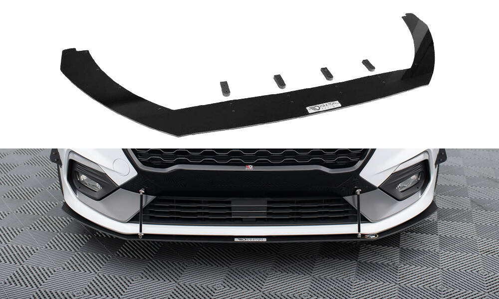 Front Sport Diffusor V.2 Ford Fiesta Mk8 ST / ST-Line schwarz Hochglanz