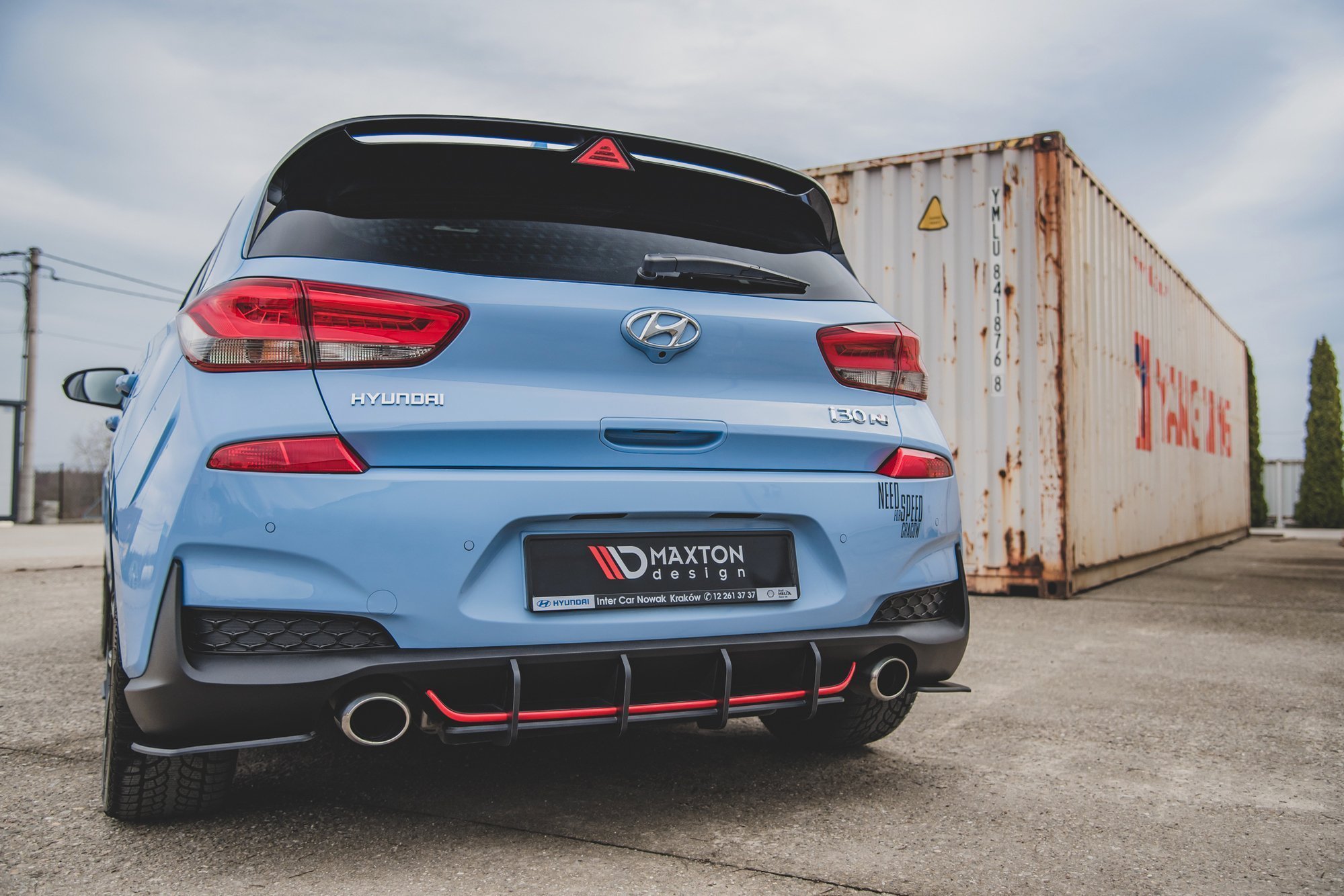 Robuste Racing Heckschürze V.1 für Hyundai I30 N Mk3 Hatchback