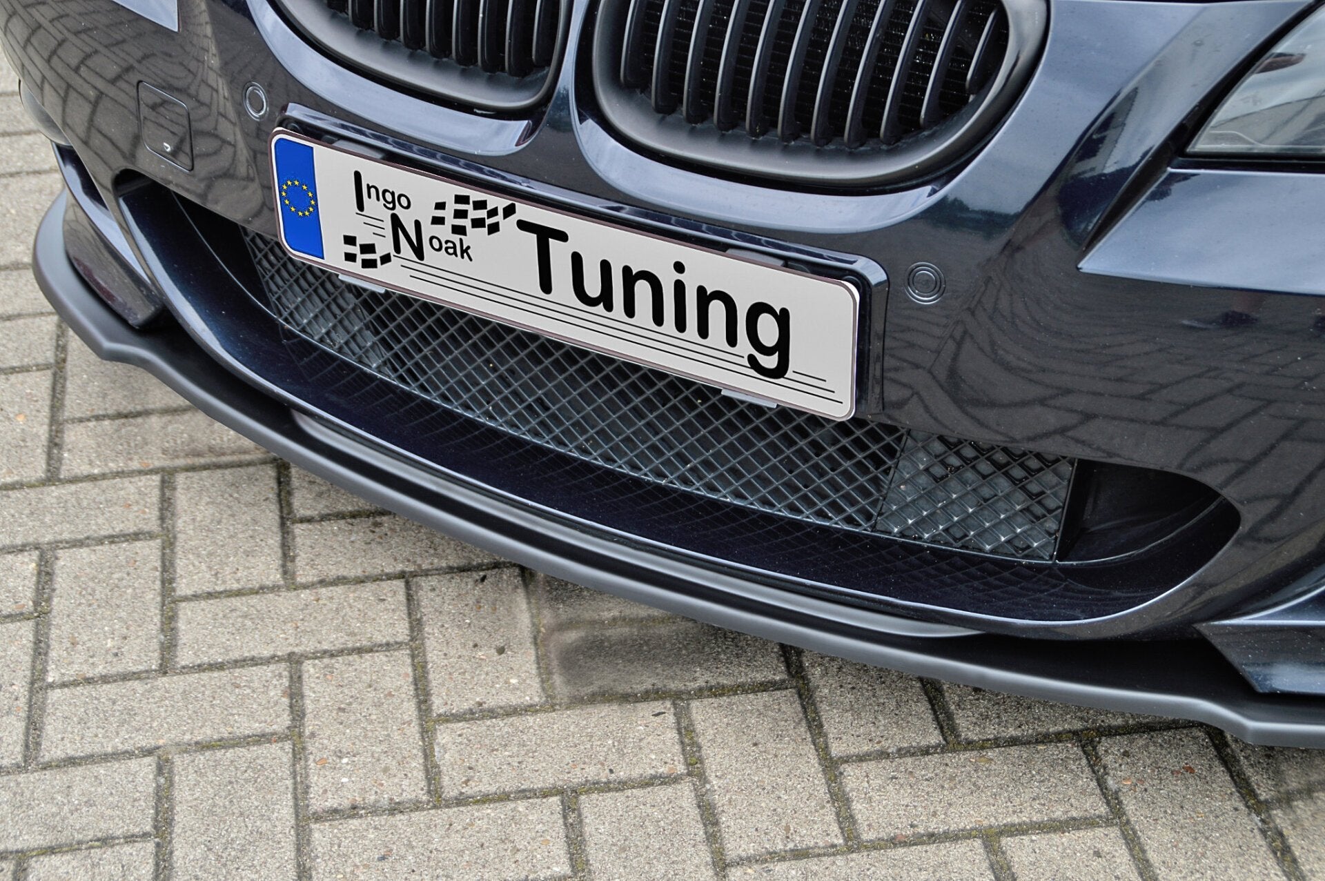 Spoilerschwert Frontspoiler Cuplippe für BMW 5er E60 E61 M-Paket mit ABE Schwarz Glanz