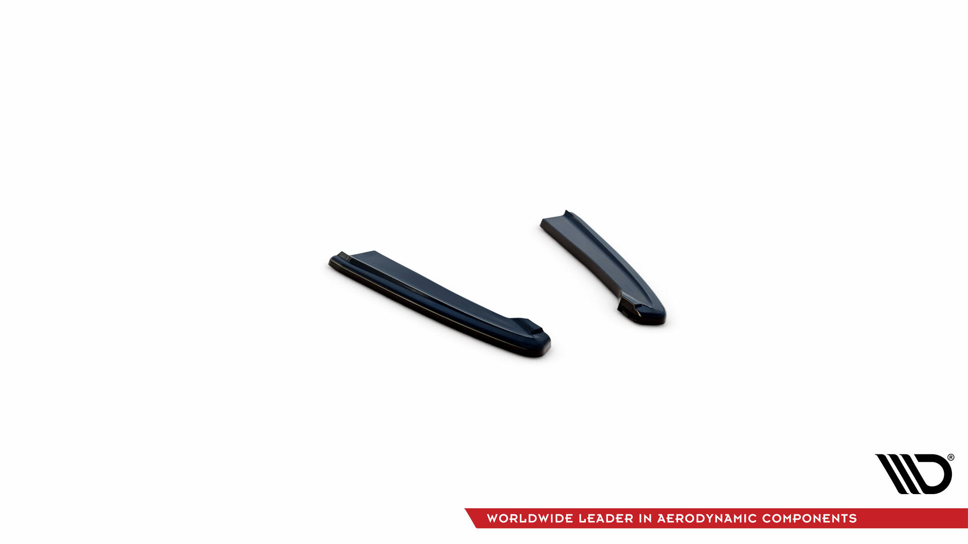 Heck Ansatz Flaps Diffusor für Audi RS4 B9 / B9 Facelift schwarz Hochglanz