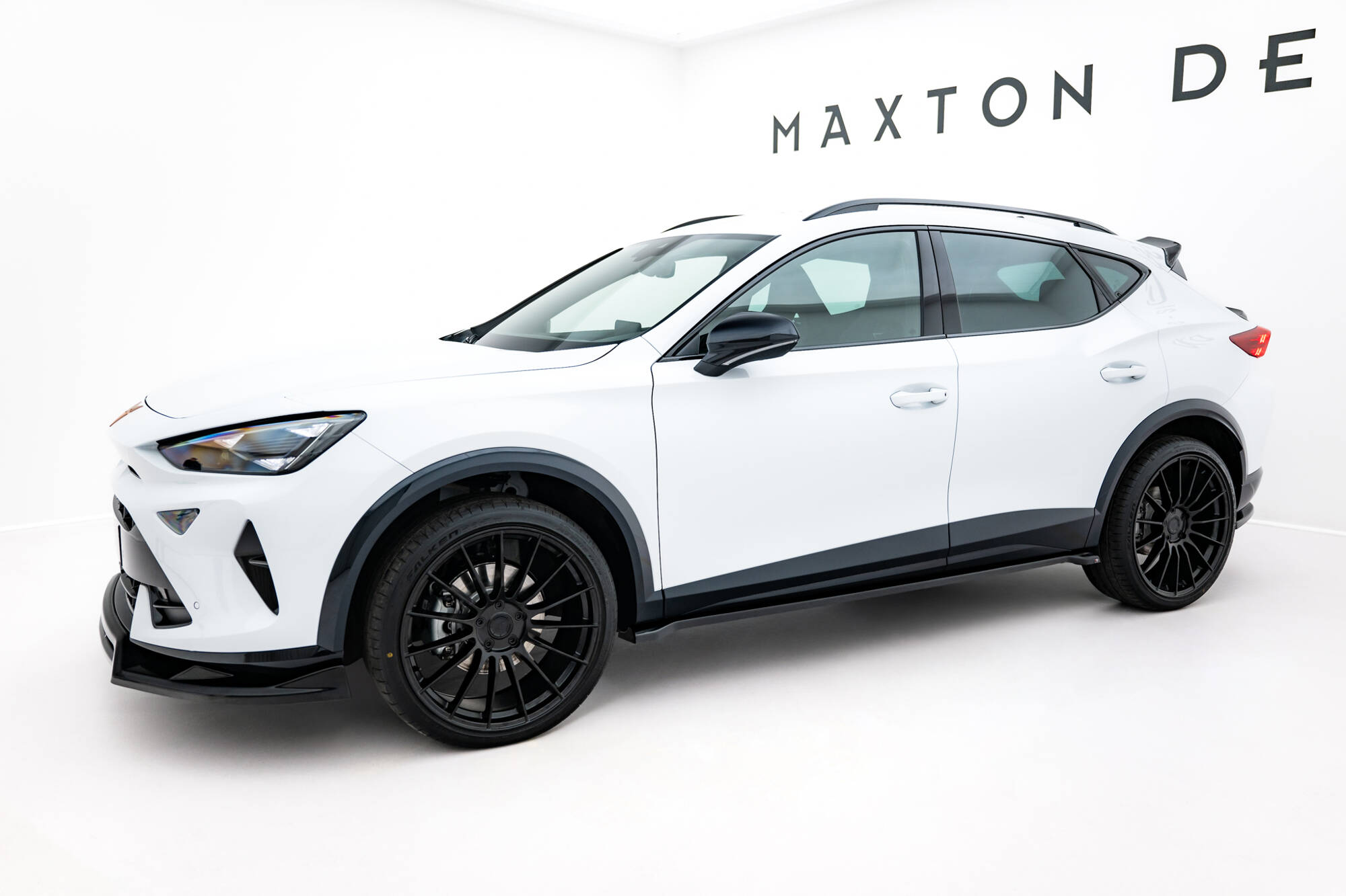 Seitenschweller Ansatz Paar V.2 passend für CUPRA Formentor Mk1 FL schwarz Hochglanz