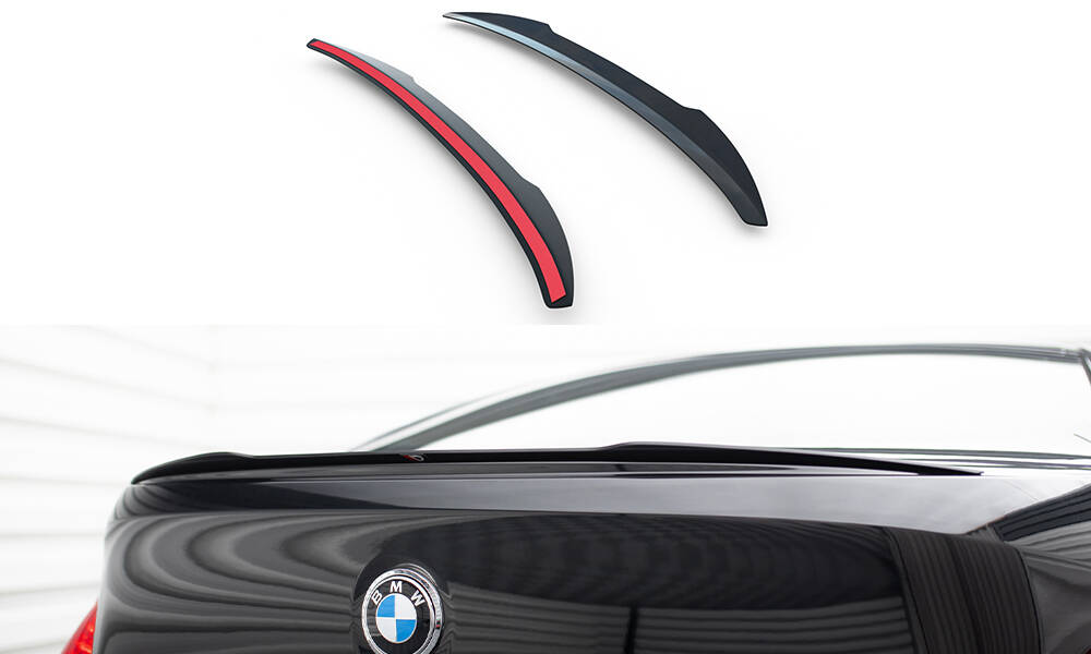 Spoiler CAP für BMW M6 / 6 E63 schwarz Hochglanz