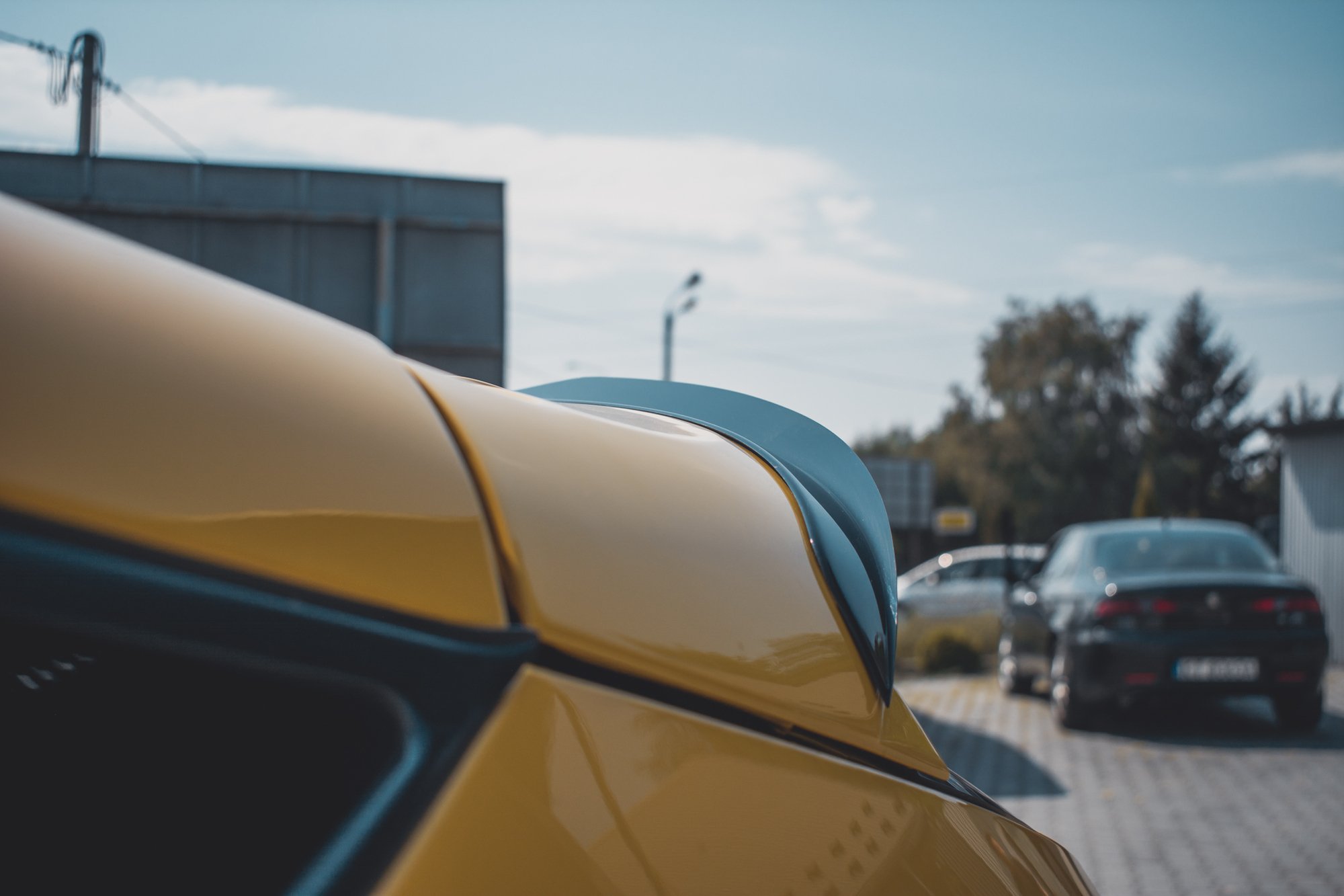 Spoiler CAP für Renault Megane 3 RS schwarz Hochglanz