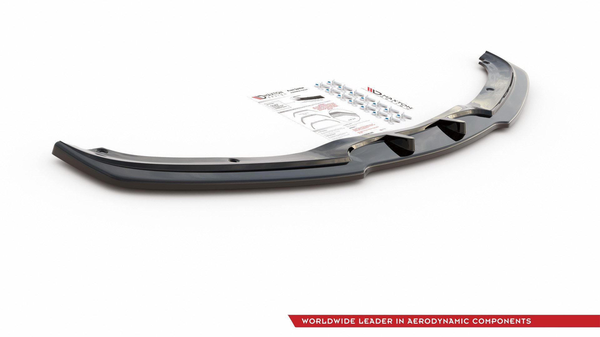 Front Ansatz V.2 für BMW 3er E90/E91 Facelift schwarz Hochglanz