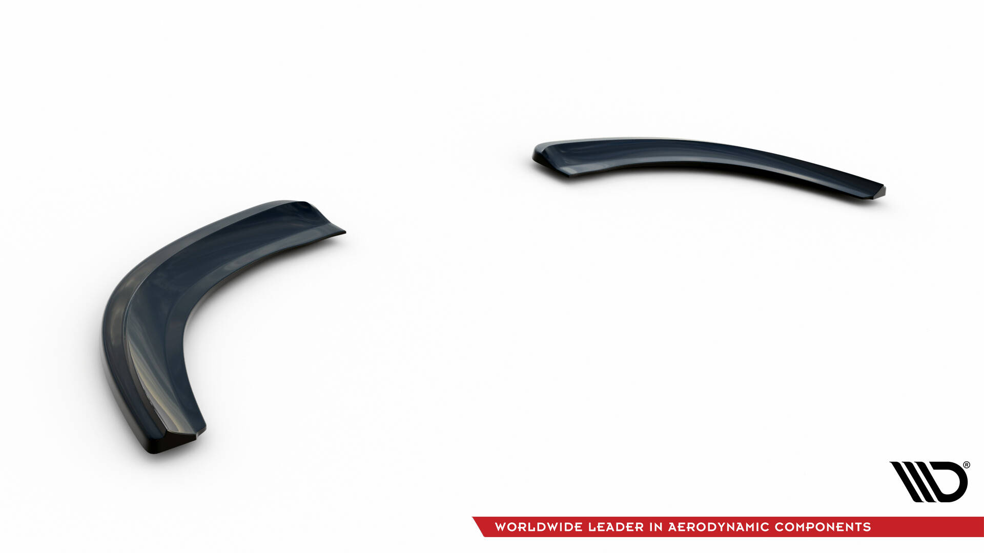 Heck Ansatz Flaps Diffusor für Ford Focus ST Mk3 FL schwarz Hochglanz