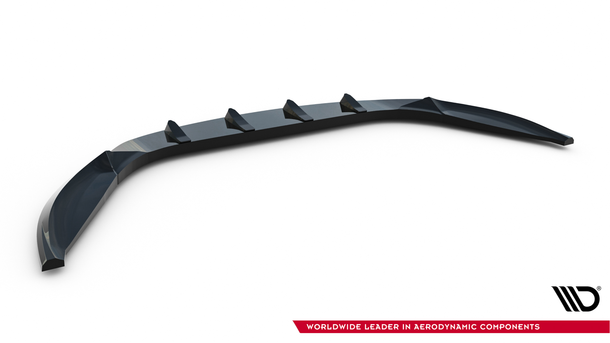 Frontlippe passend für Maserati Ghibli Modena Mk3 FL schwarz Hochglanz