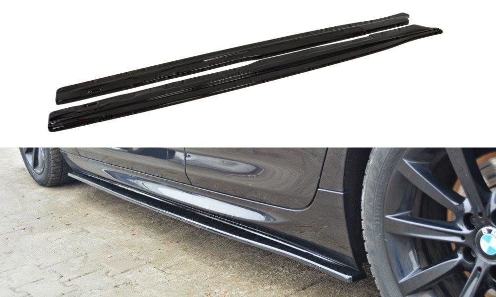 Street+ Seitenschweller Leisten passend für BMW 6er Gran Coupe M Paket schwarz matt