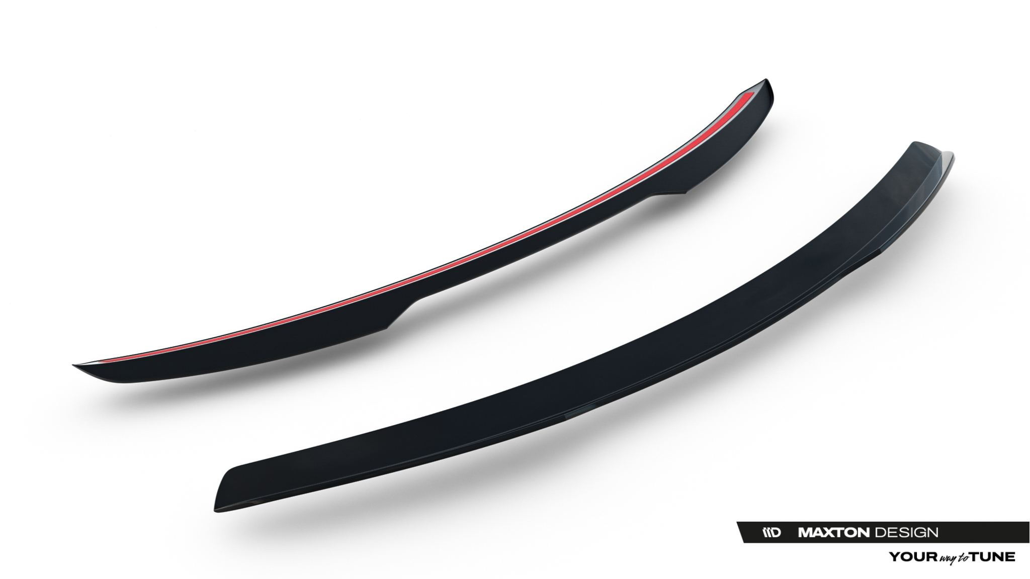 Heckspoiler Lippe passend für Land Rover Range Rover Sport Mk2 Facelift schwarz Hochglanz