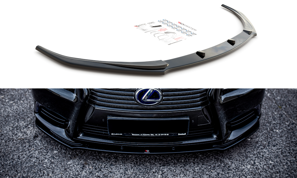 Front Ansatz für Lexus LS Mk4 Facelift schwarz Hochglanz