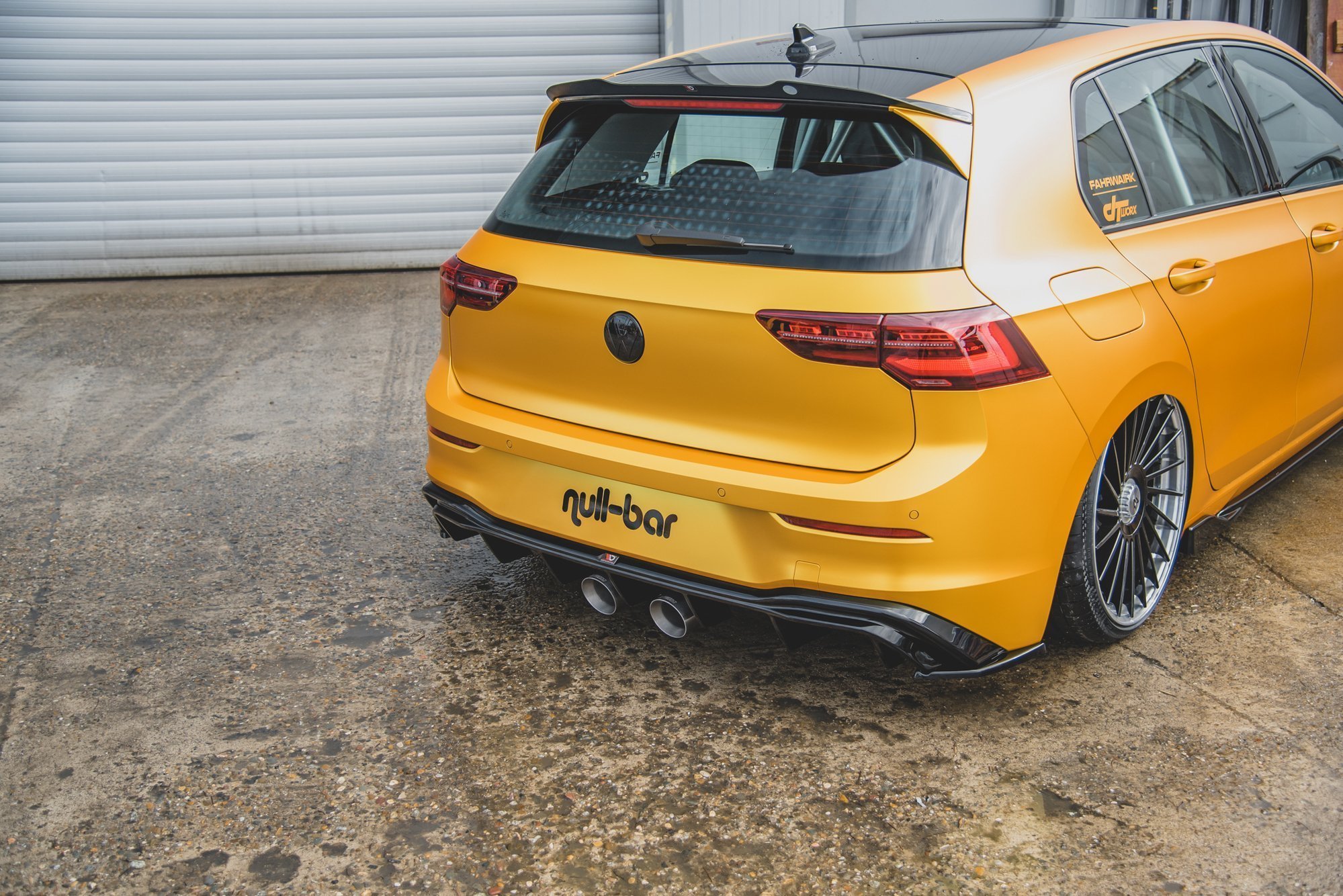 Diffusor Heck Ansatz für VW Golf Mk8 R32 Look