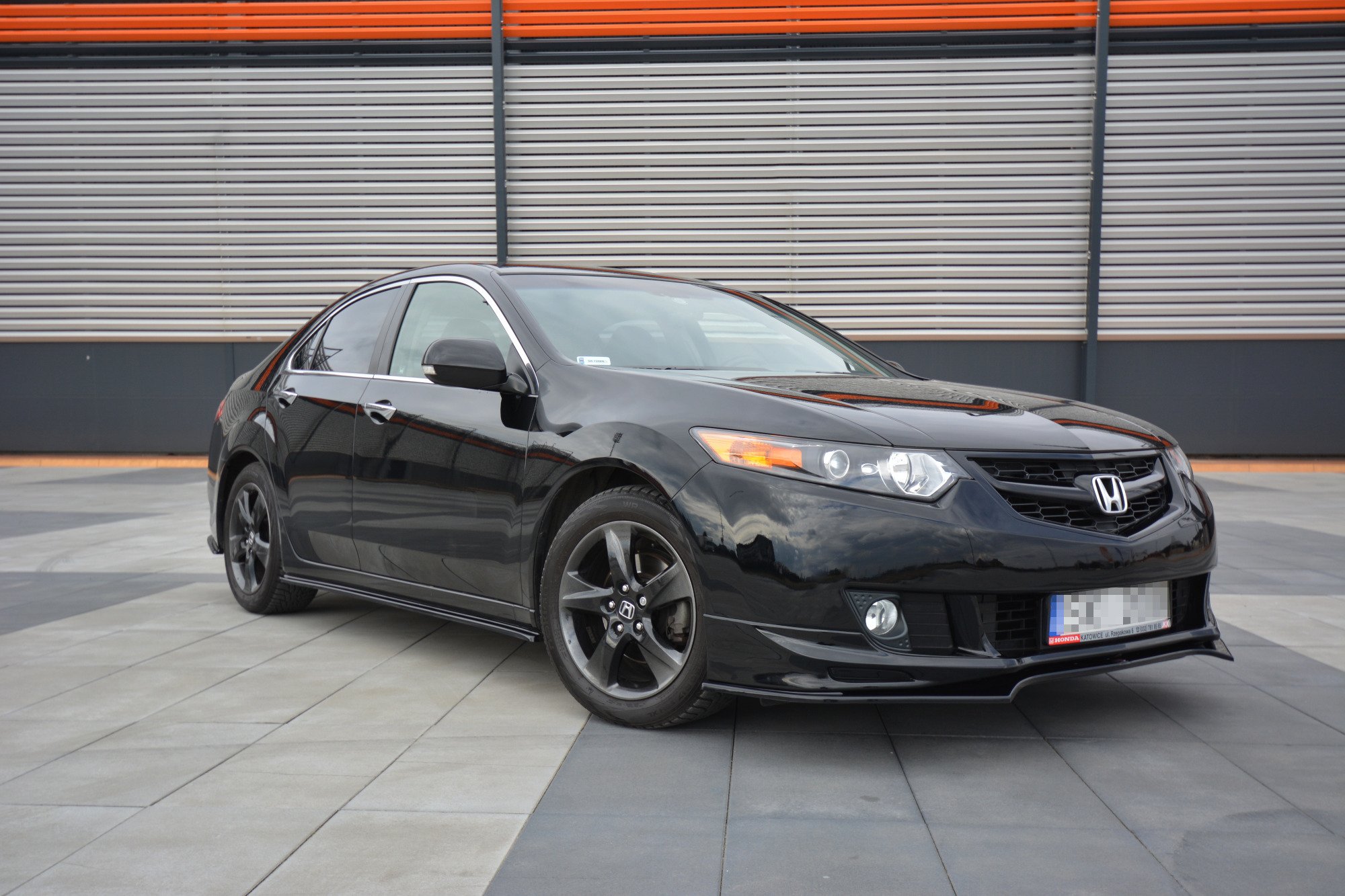 Front Ansatz für HONDA ACCORD MK.8 TYPE-S CU-Serie vor Facelift SEDAN Carbon Look