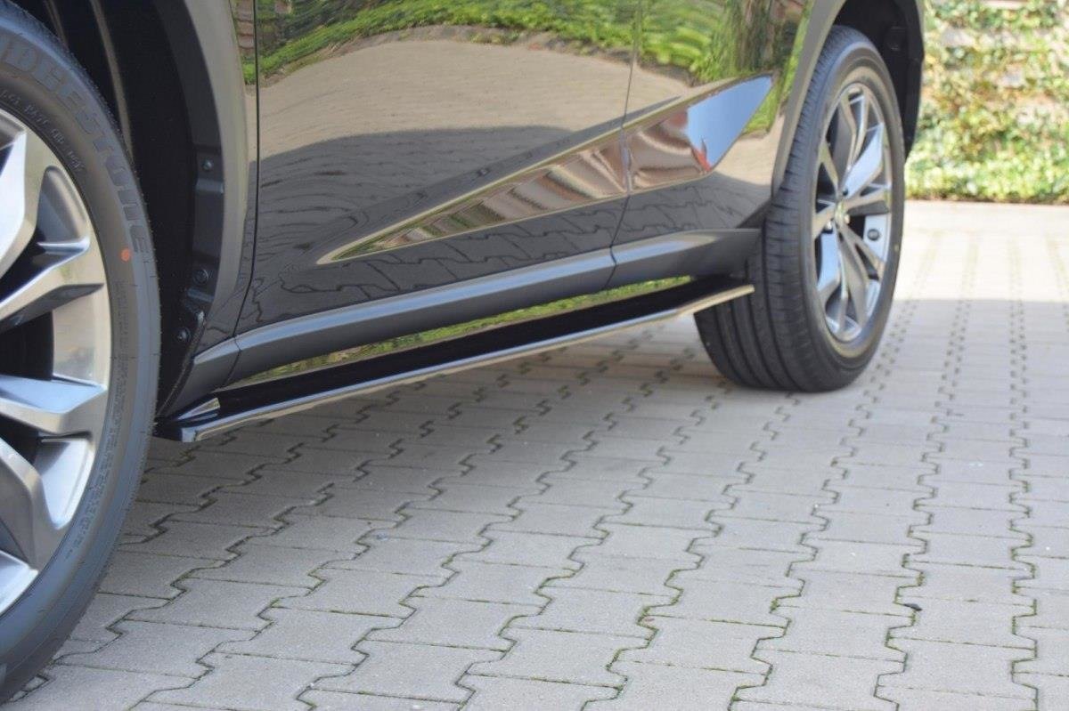 Seitenschweller Ansatz für Lexus NX Mk1 /Mk1 Facelift schwarz Hochglanz