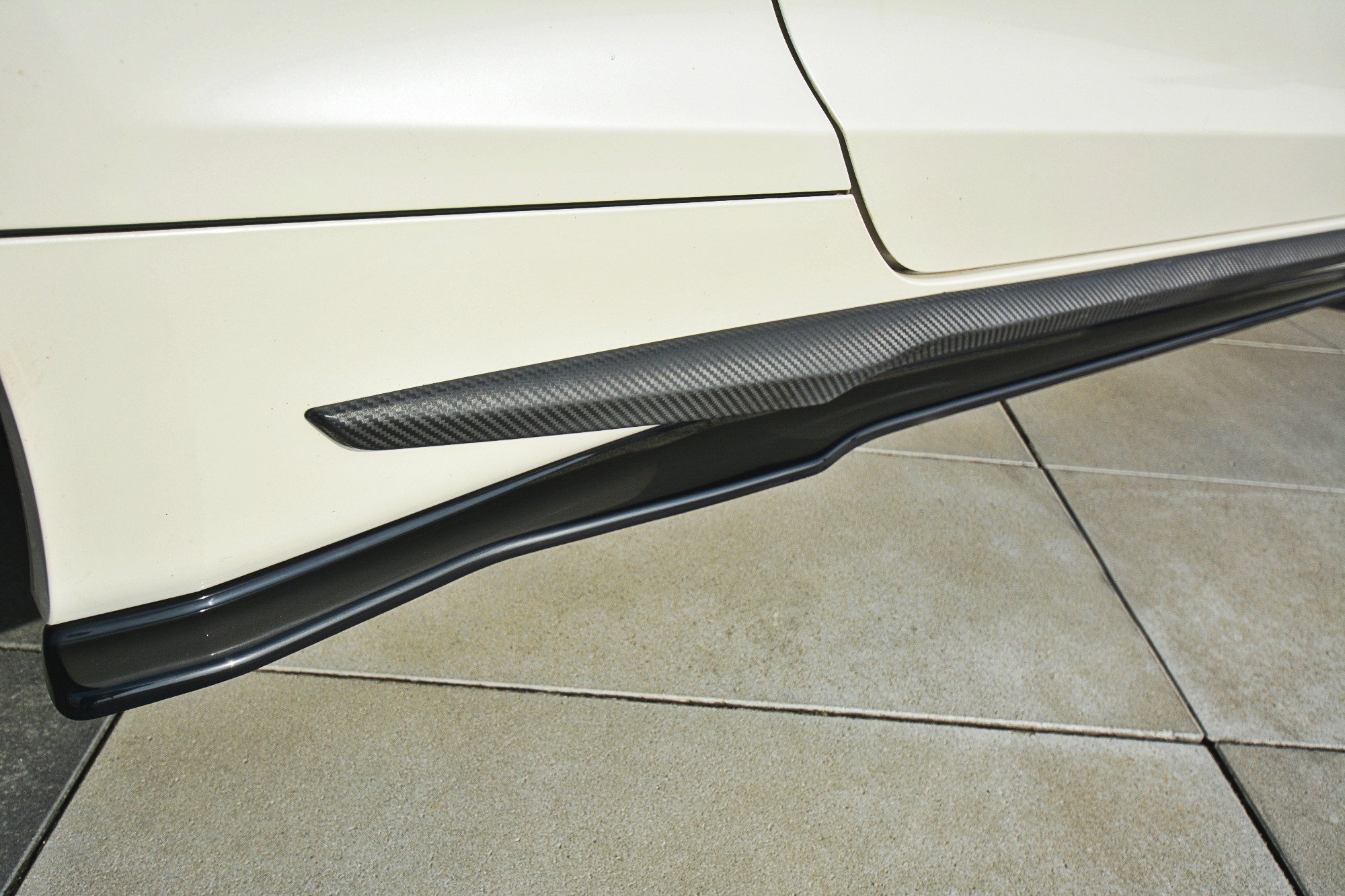 Seitenschweller Ansatz für HONDA CR-Z Carbon Look