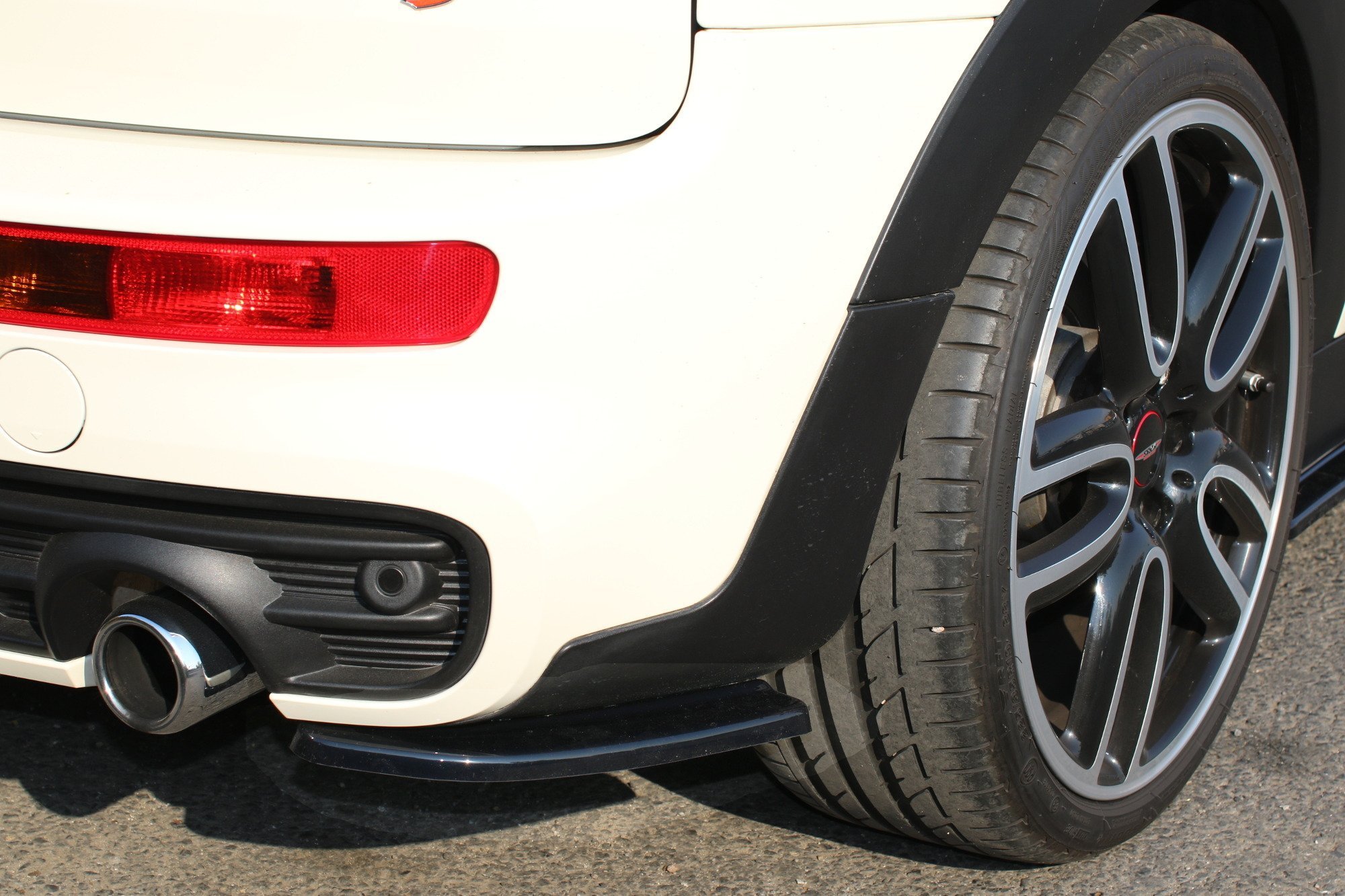 Heck Ansatz Flaps Diffusor V.1 für MINI CLUBMAN S MK2 F54 JCW schwarz matt