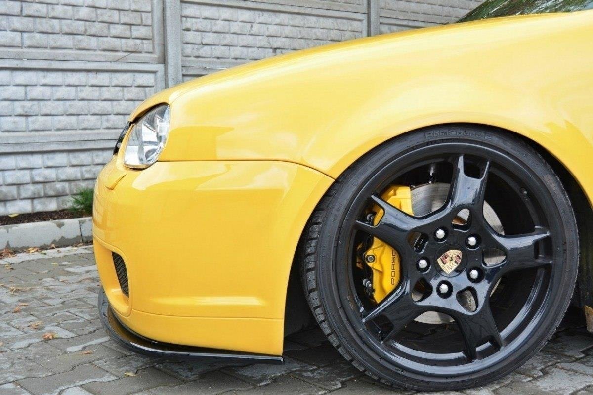 Street+ Spoilerlippe Front Ansatz passend für VW Golf 4 R32 schwarz Hochglanz