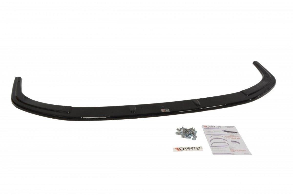 Street+ Spoilerlippe Front Ansatz V.2 passend für Mitsubishi Lancer Evo X schwarz Hochglanz