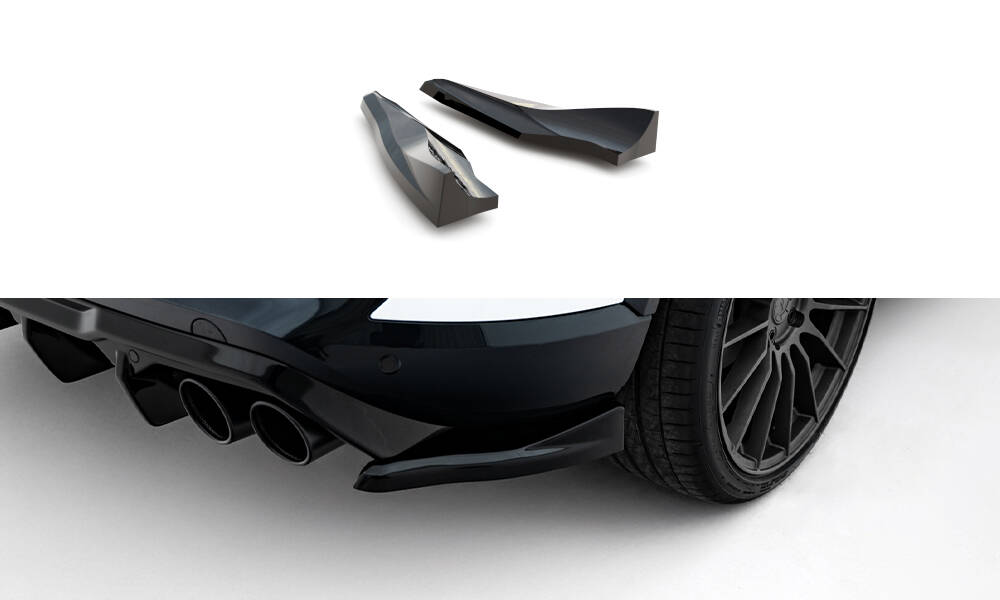 Diffusor Flaps V.4 passend für CUPRA Formentor Mk1 FL schwarz Hochglanz