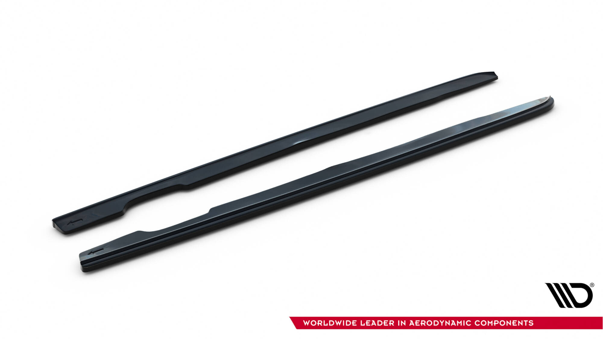Street+ Seitenschweller Leisten V.1 passend für BMW 3er E46 M Paket Coupe schwarz Hochglanz