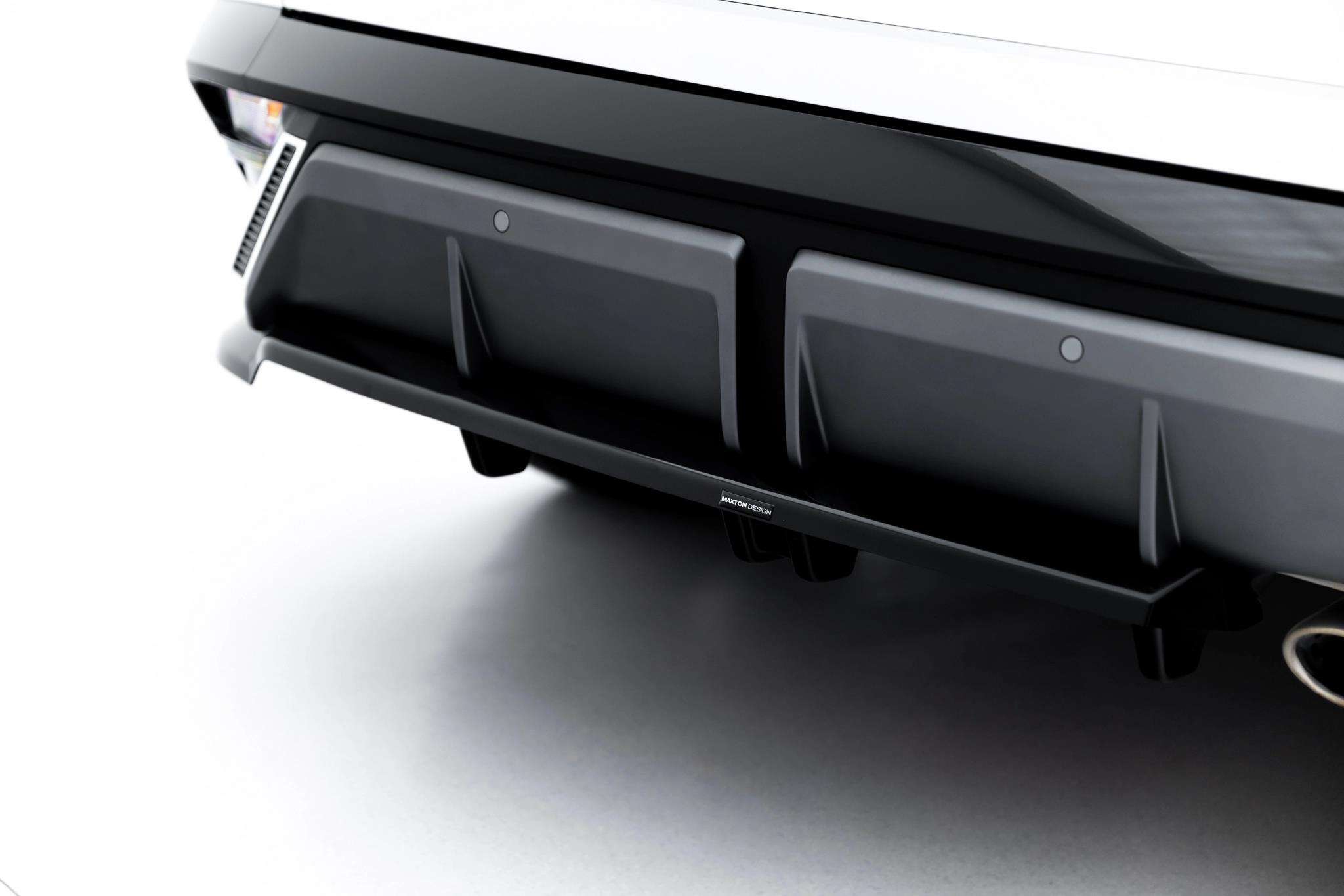 Diffusor Heckansatz passend für Hyundai Tucson N-Line Mk4 Facelift schwarz Hochglanz