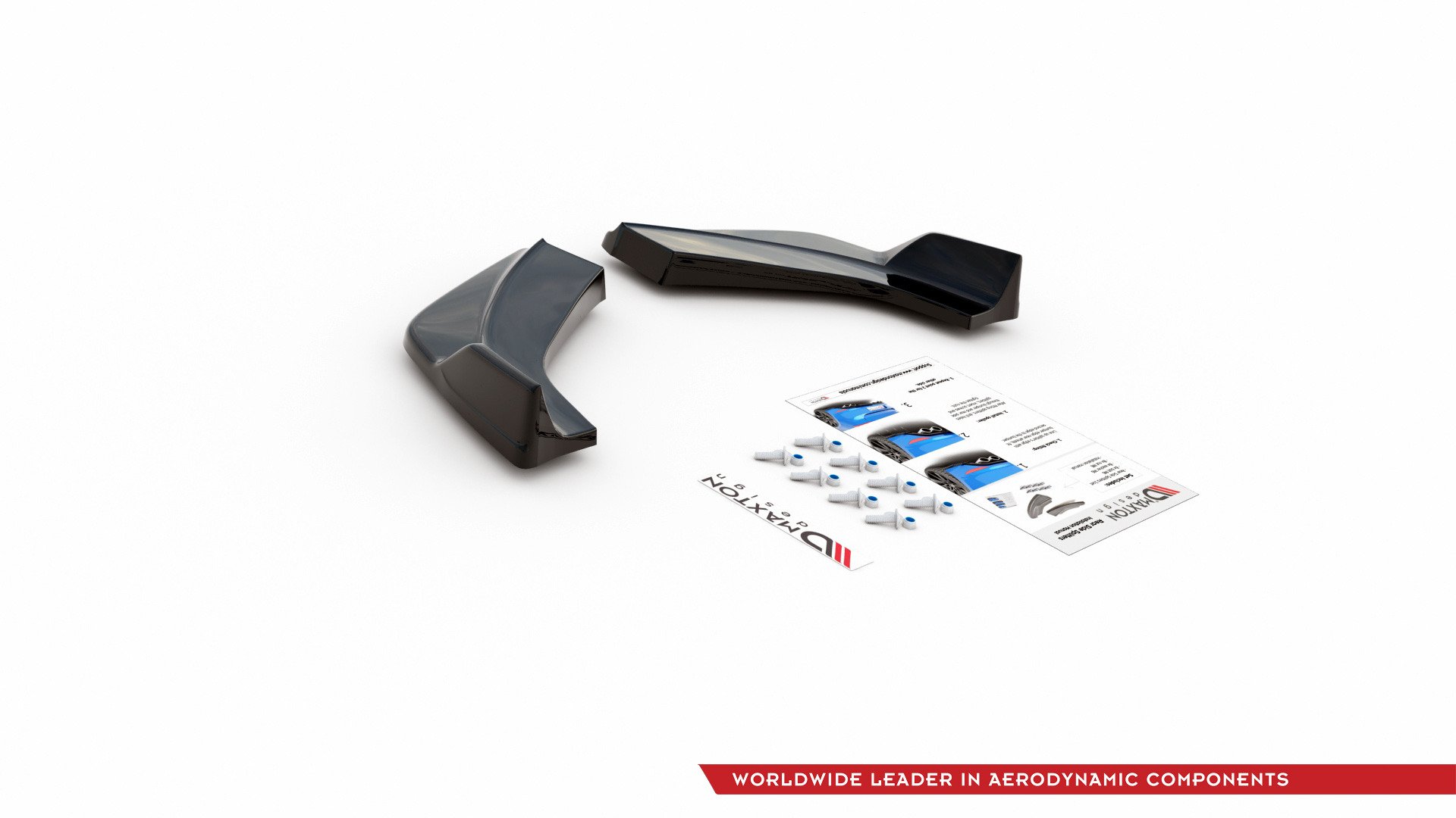 Heck Ansatz Flaps Diffusor V.3 für Hyundai I30 N Mk3 Hatchback schwarz Hochglanz