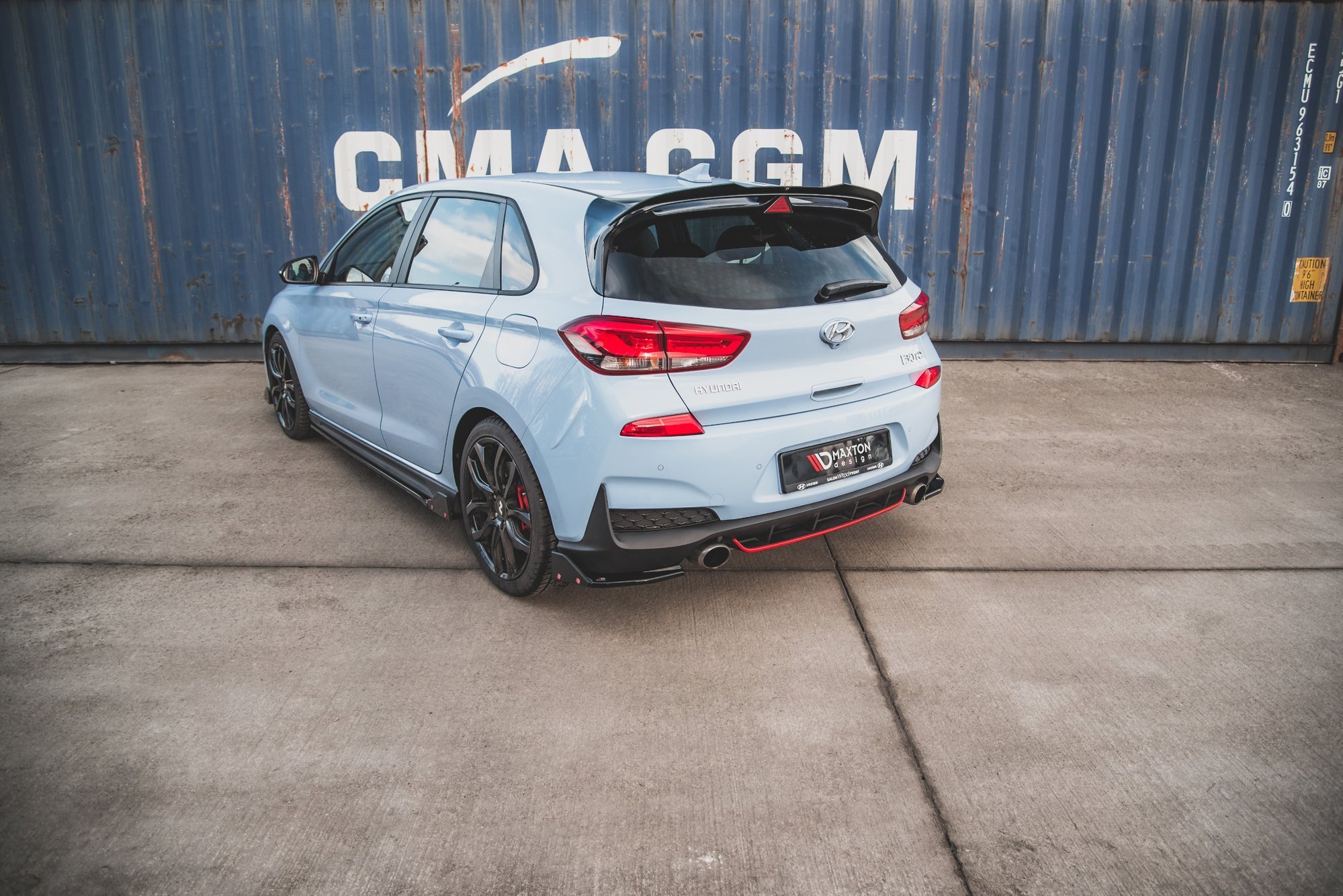 Street+ Heck Ansatz Flaps V.6 passend fürHyundai I30 N Mk3 Hatchback