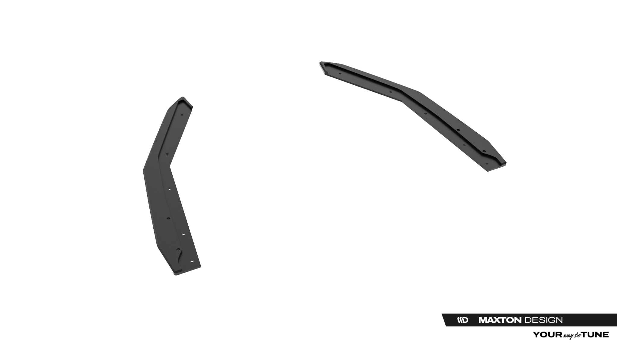 Diffusor Flaps passend für Lexus IS 500 Mk3 Facelift 2 XE30 roter Kern