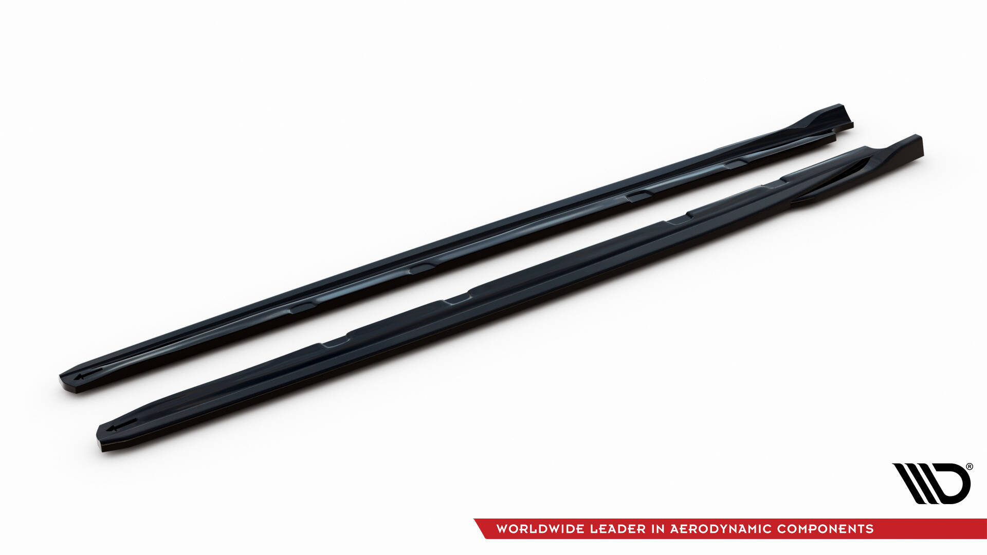 Seitenschweller Ansatz für V.4 Seat Leon Cupra / FR Mk3 FL schwarz Hochglanz