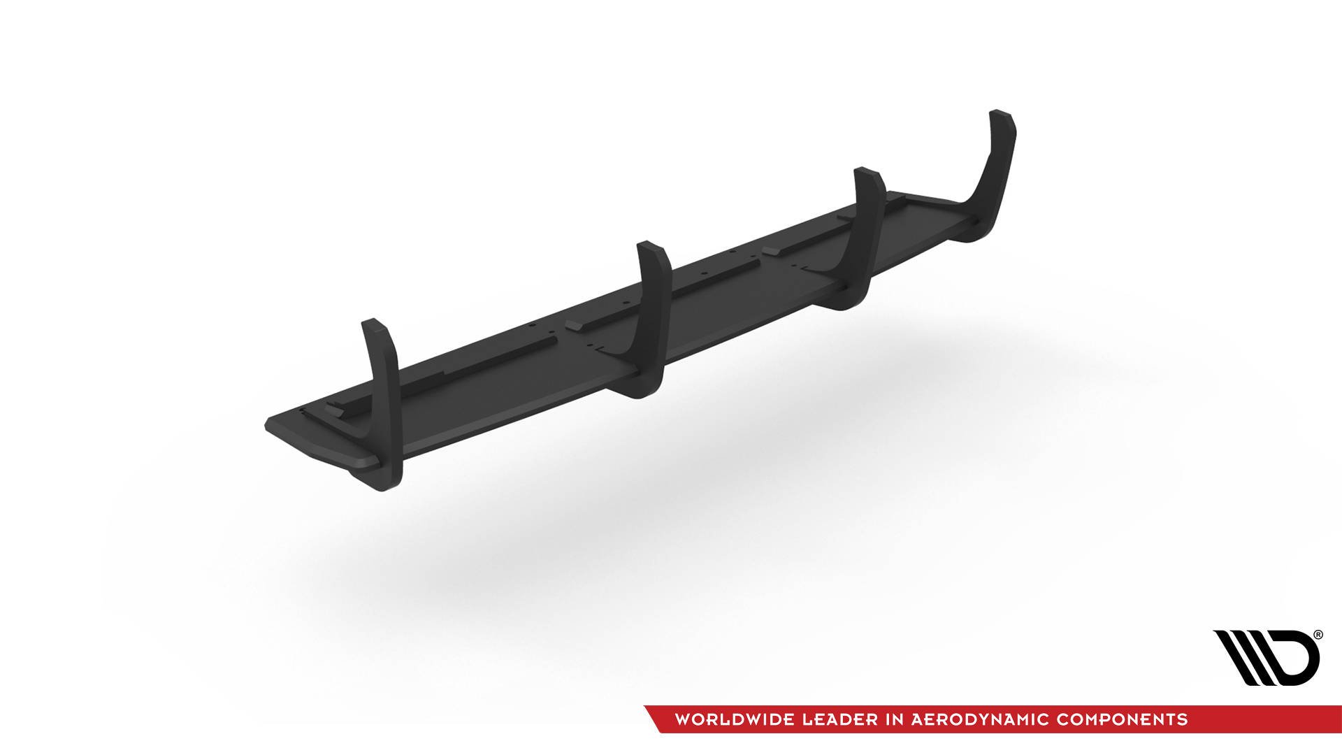Street Pro Heckschürze Heck Ansatz Diffusor passend für Audi SQ5 Mk1 8R schwarz-rot