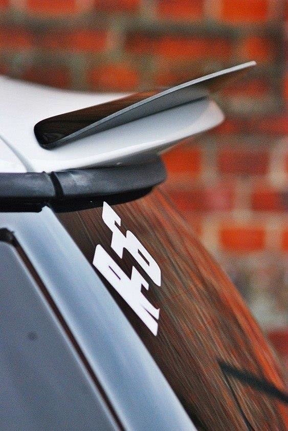 Heck Spoiler Aufsatz Abrisskante V.1 passend für Mini Cooper R56 schwarz Hochglanz