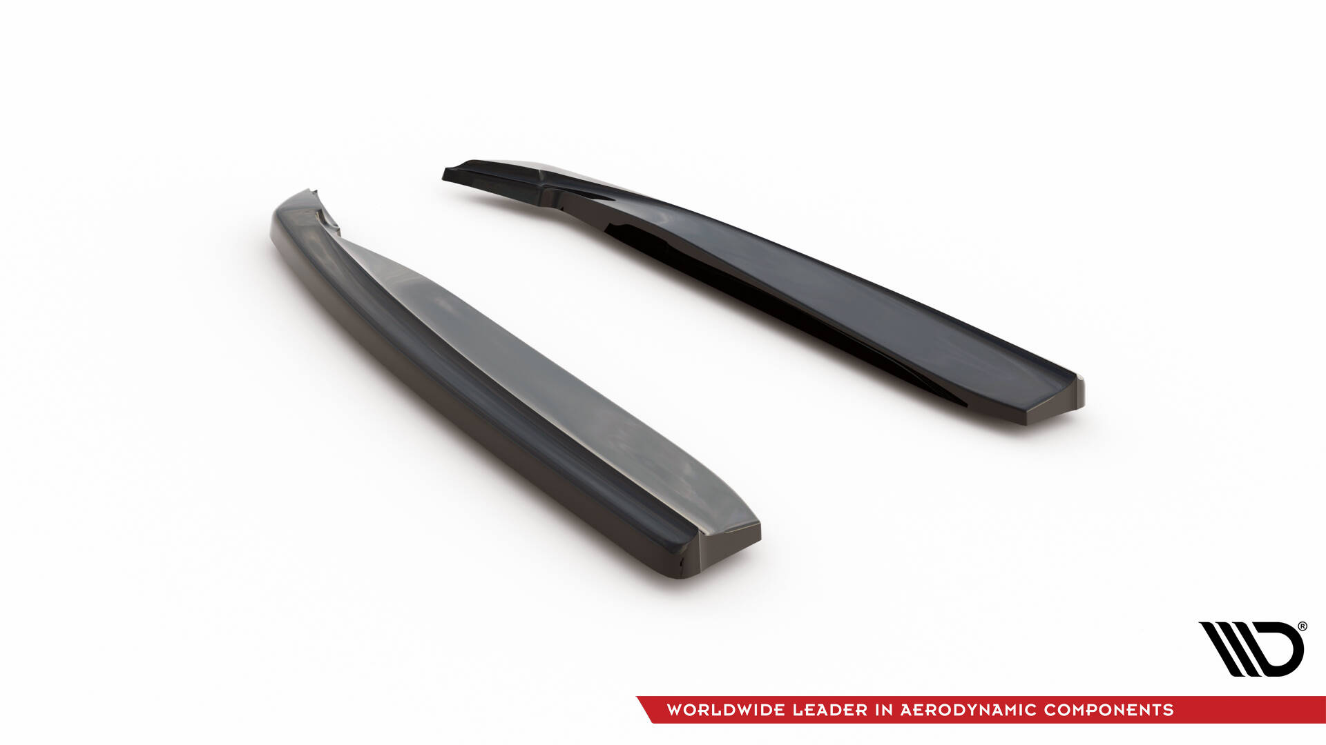 Street+ Heck Ansatz Flaps passend für Mercedes C-Klasse S205 63 AMG schwarz Hochglanz