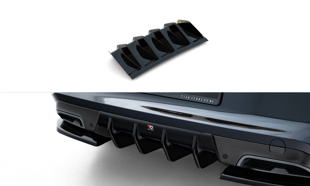Heckansatz Diffusor V.2 passend für CUPRA Formentor Mk1 FL schwarz Hochglanz