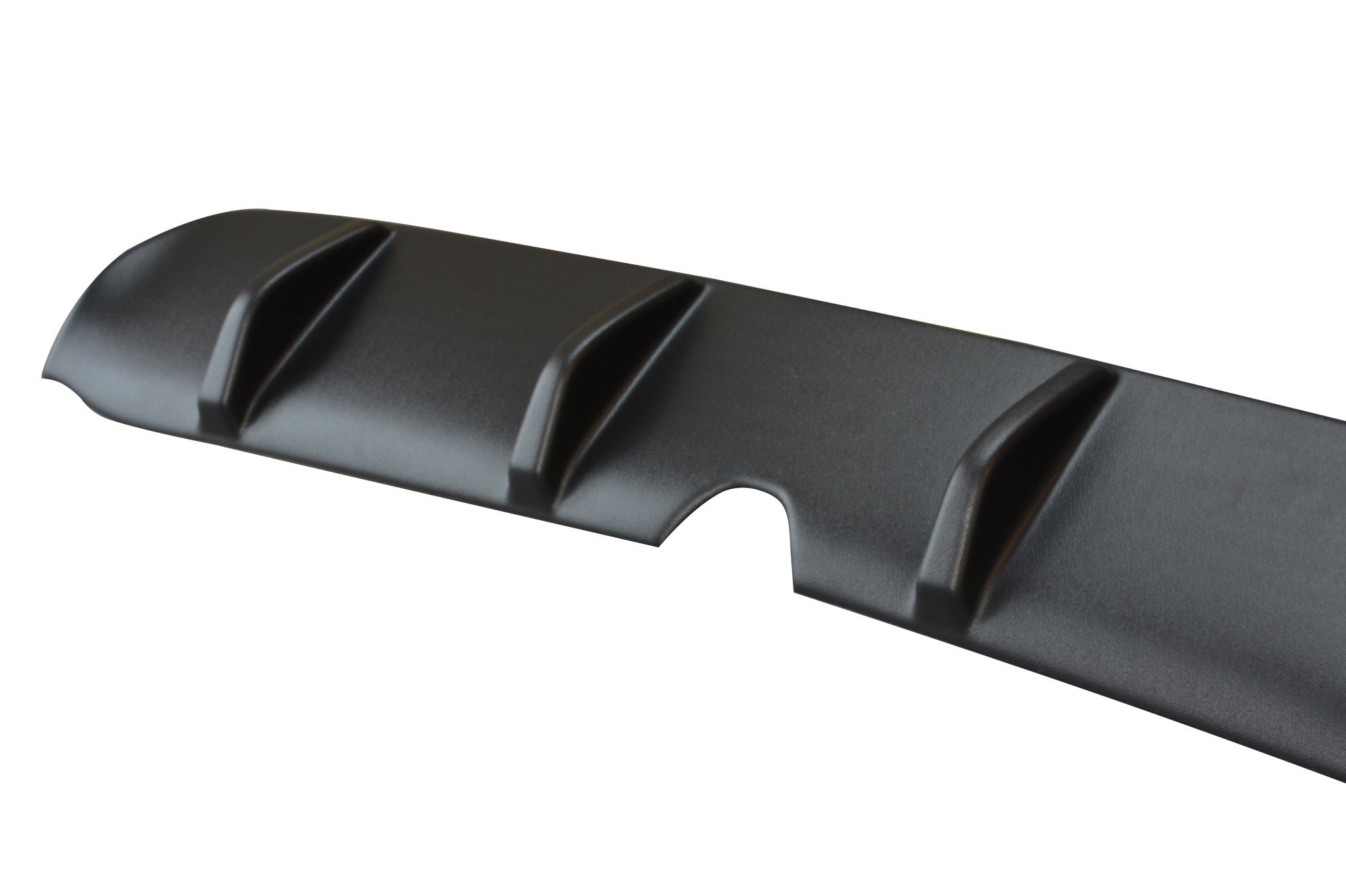 Diffusor Heck Ansatz für Honda Accord Limousine Mk8 schwarz Hochglanz