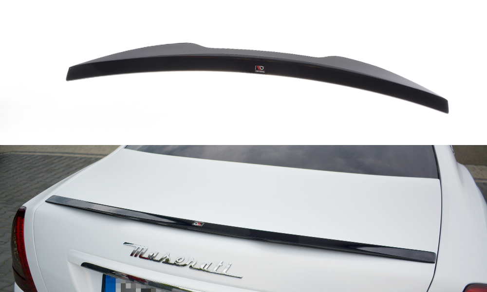 Heckspoiler Lippe passend für Maserati QUATTROPORTE MK5 FL schwarz Hochglanz
