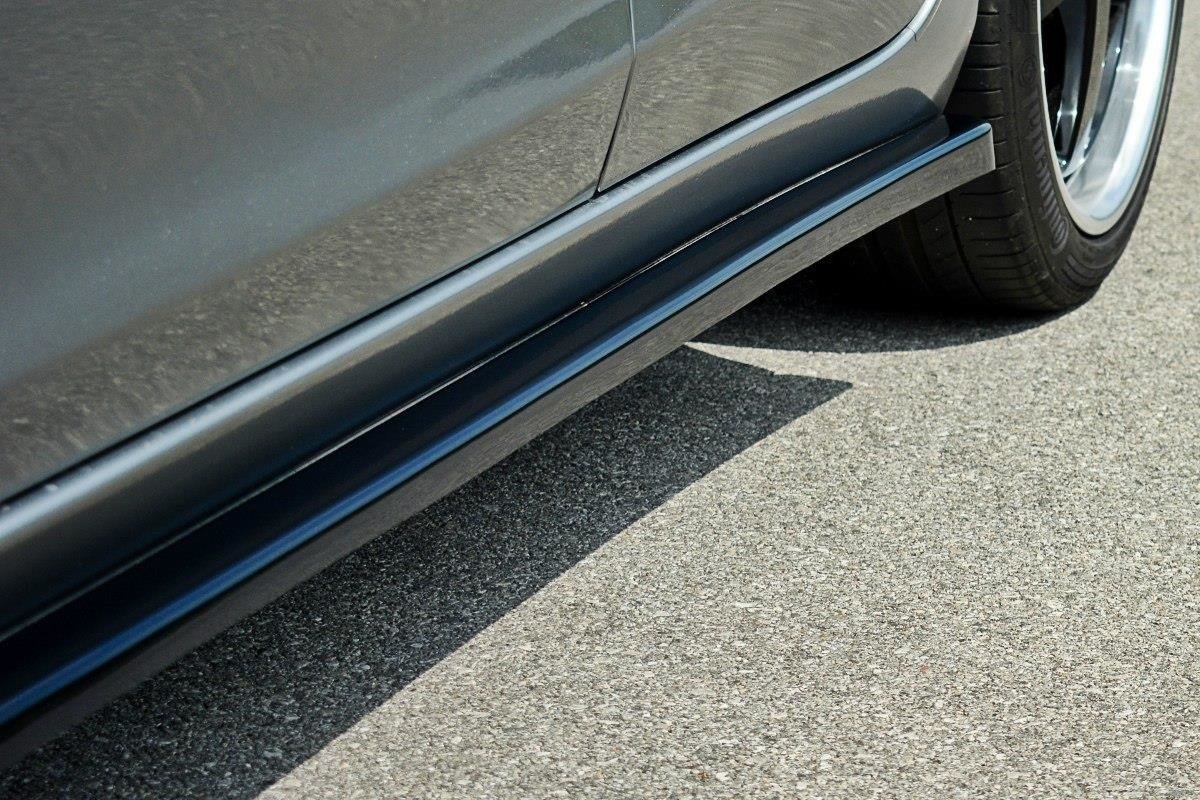 Seitenschweller Ansatz für V.1 für Mazda 6 Kombi GJ Mk3 schwarz Hochglanz