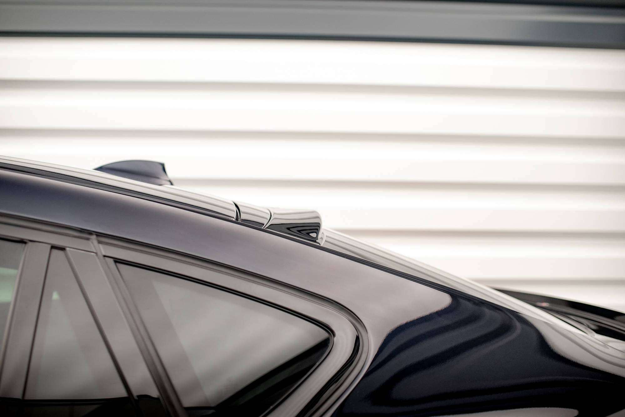 Heckscheiben Spoiler passend für BMW X6 F16 M-Paket / X6 M F86 schwarz Hochglanz