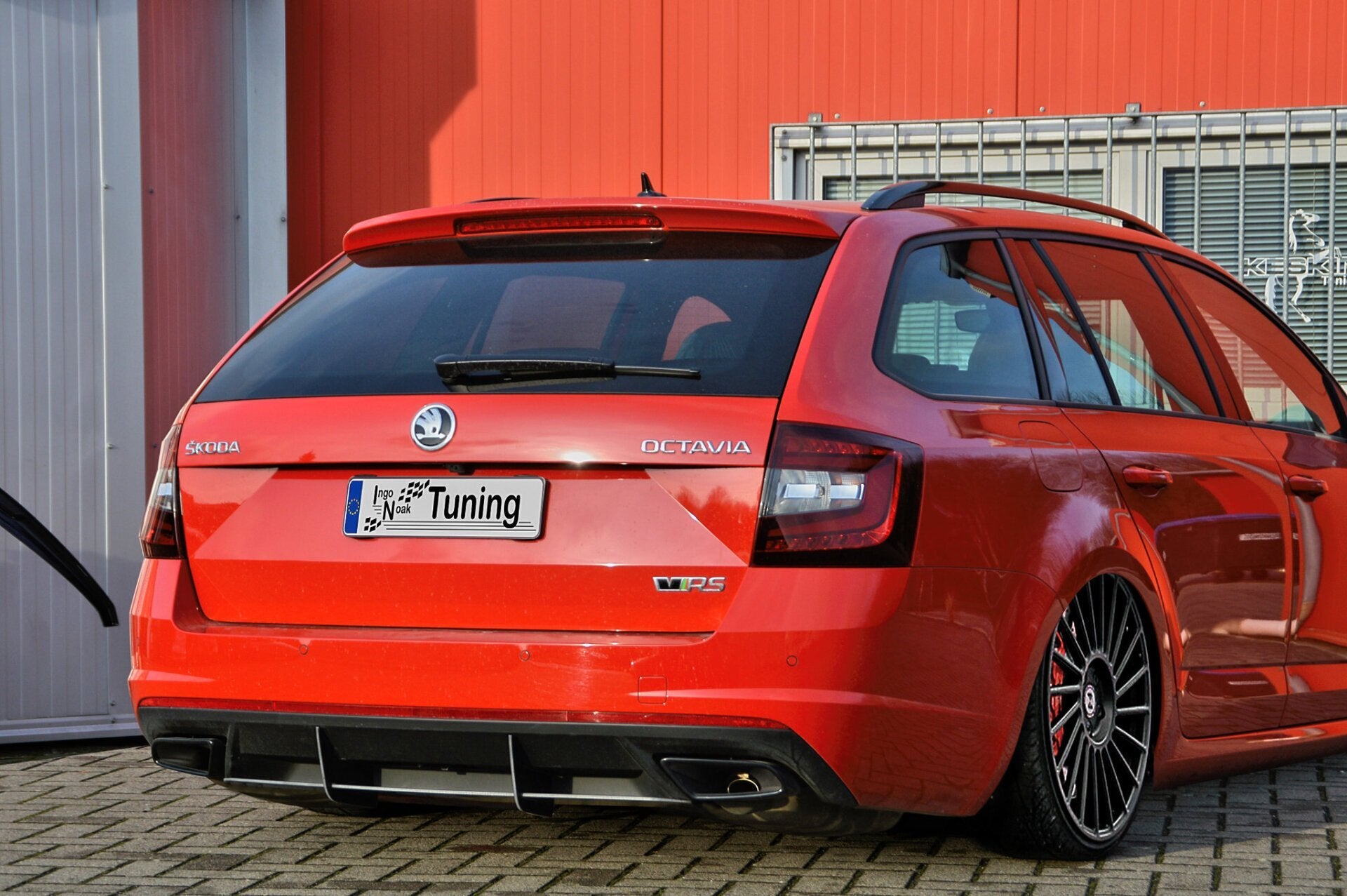 Heckansatz aus ABS für Skoda Octavia