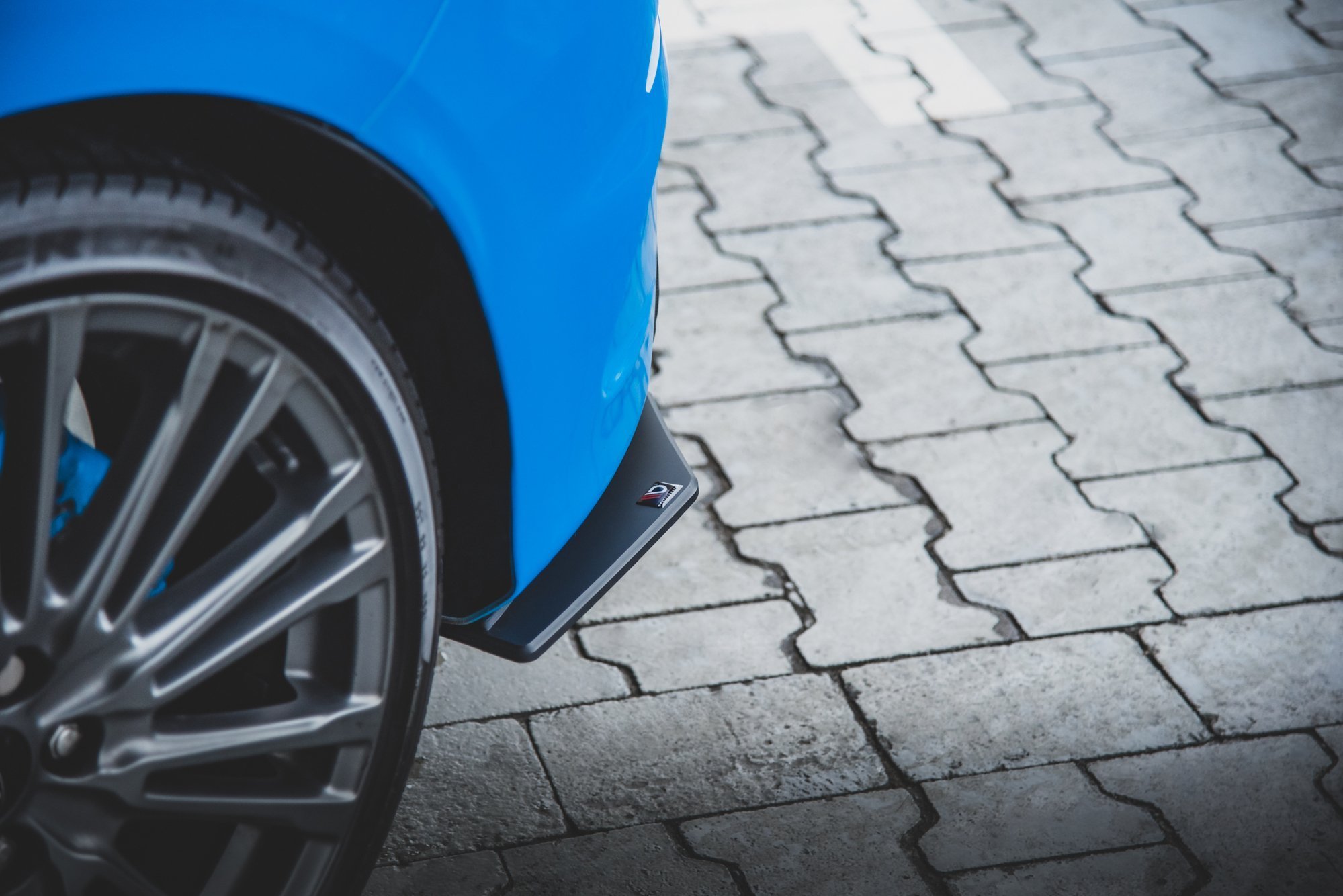 Street Pro Heck Ansatz Flaps passend für Ford Focus RS Mk3 rot