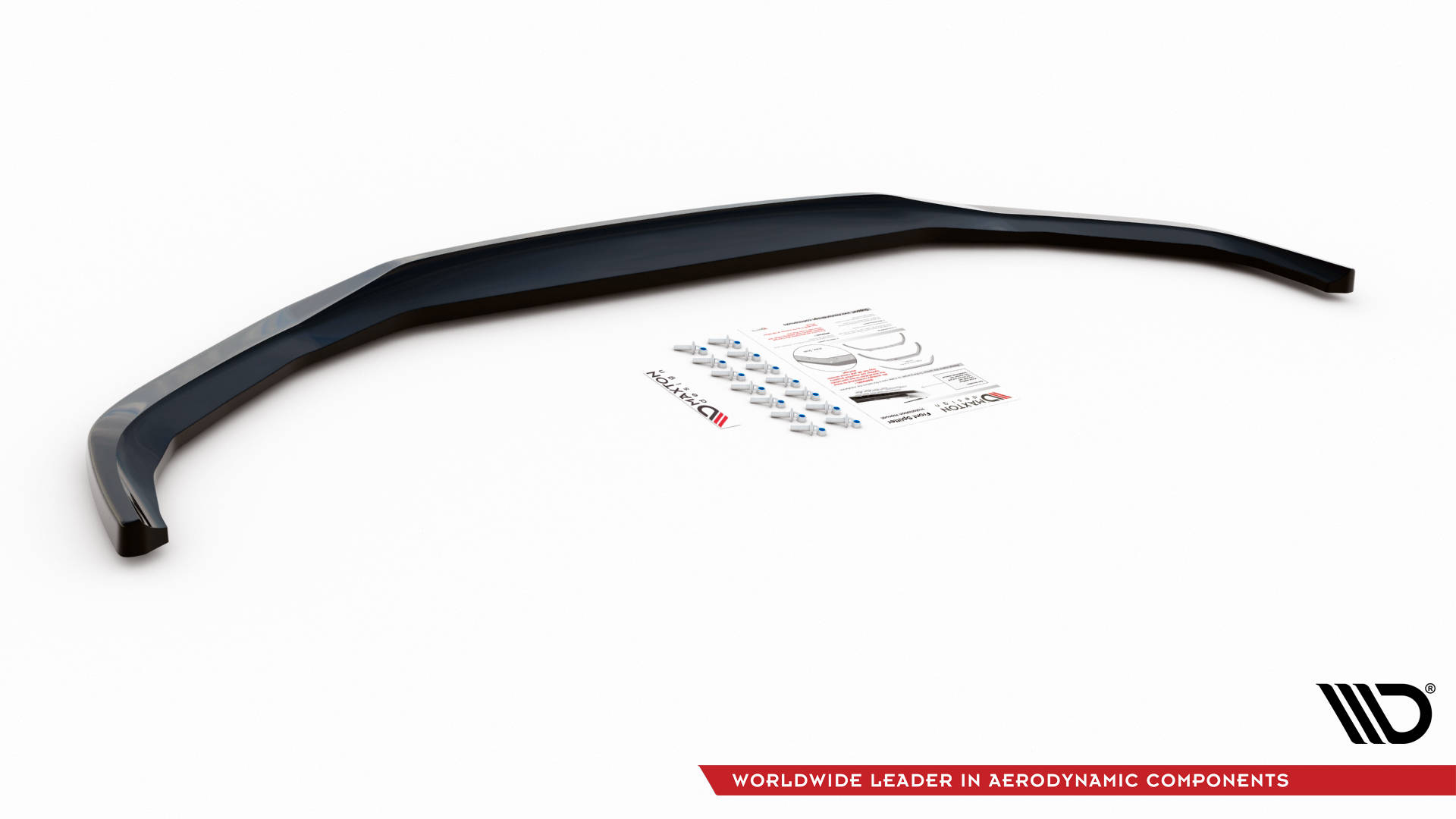 Street+ Spoilerlippe Front Ansatz V.1 passend für BMW 5er G30 / G31 schwarz Hochglanz