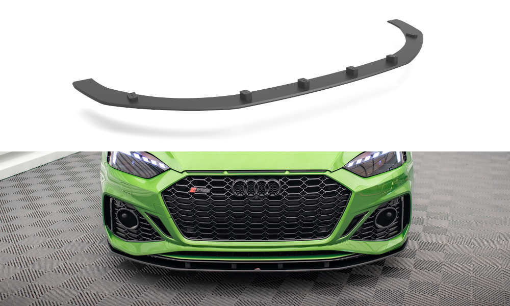 Street Pro Spoilerlippe Front Ansatz passend für Audi RS5 F5 FL rot