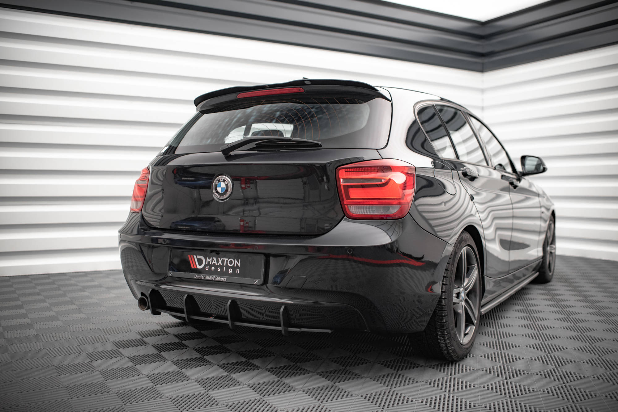 Street Pro Heckschürze Heck Ansatz Diffusor passend für BMW 1er F20