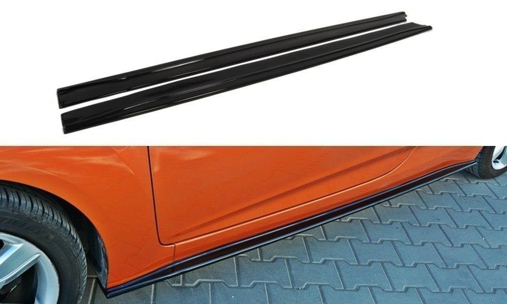 Street+ Seitenschweller Leisten passend für Hyundai Veloster schwarz Hochglanz